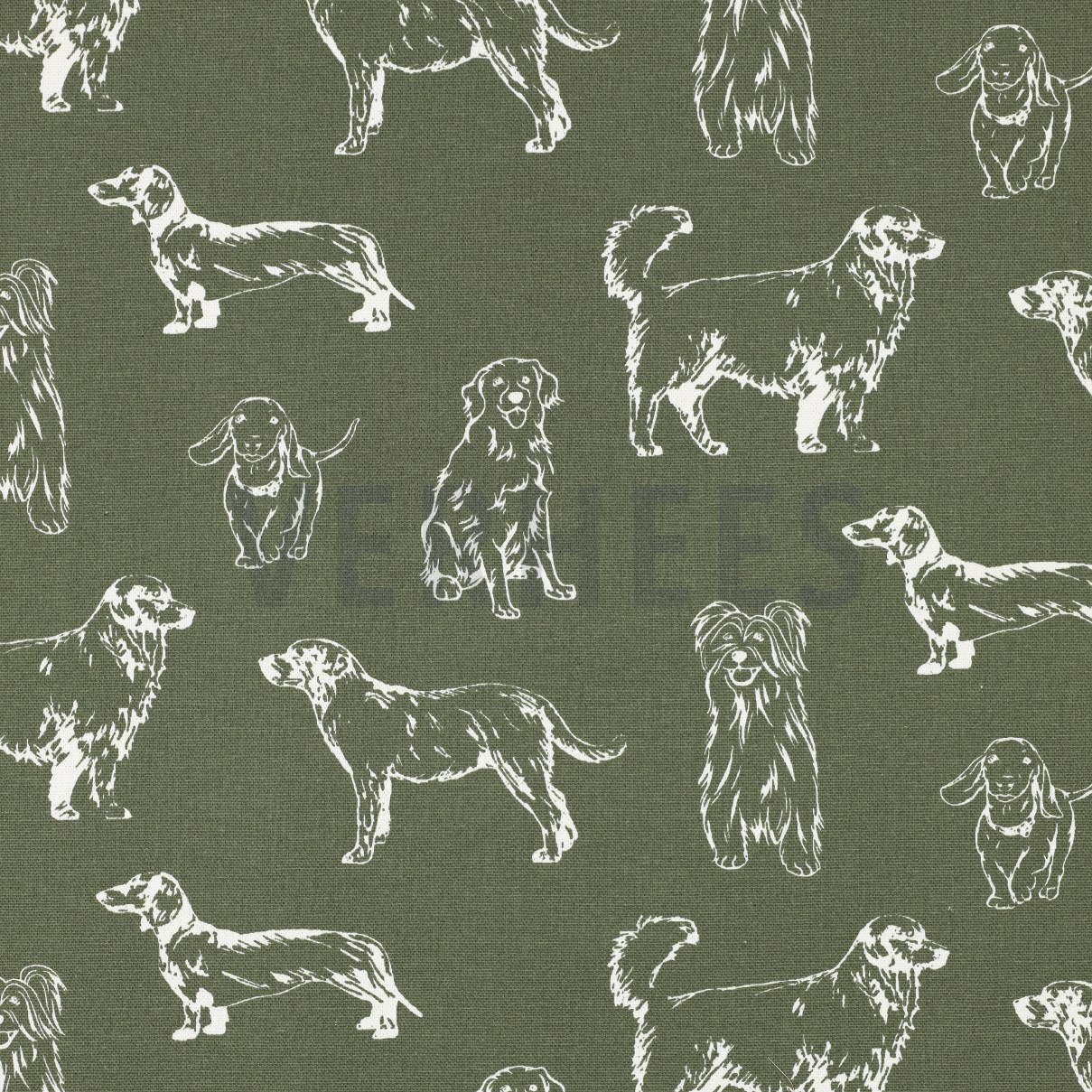 CANVAS DOGS GREEN (high resolution)