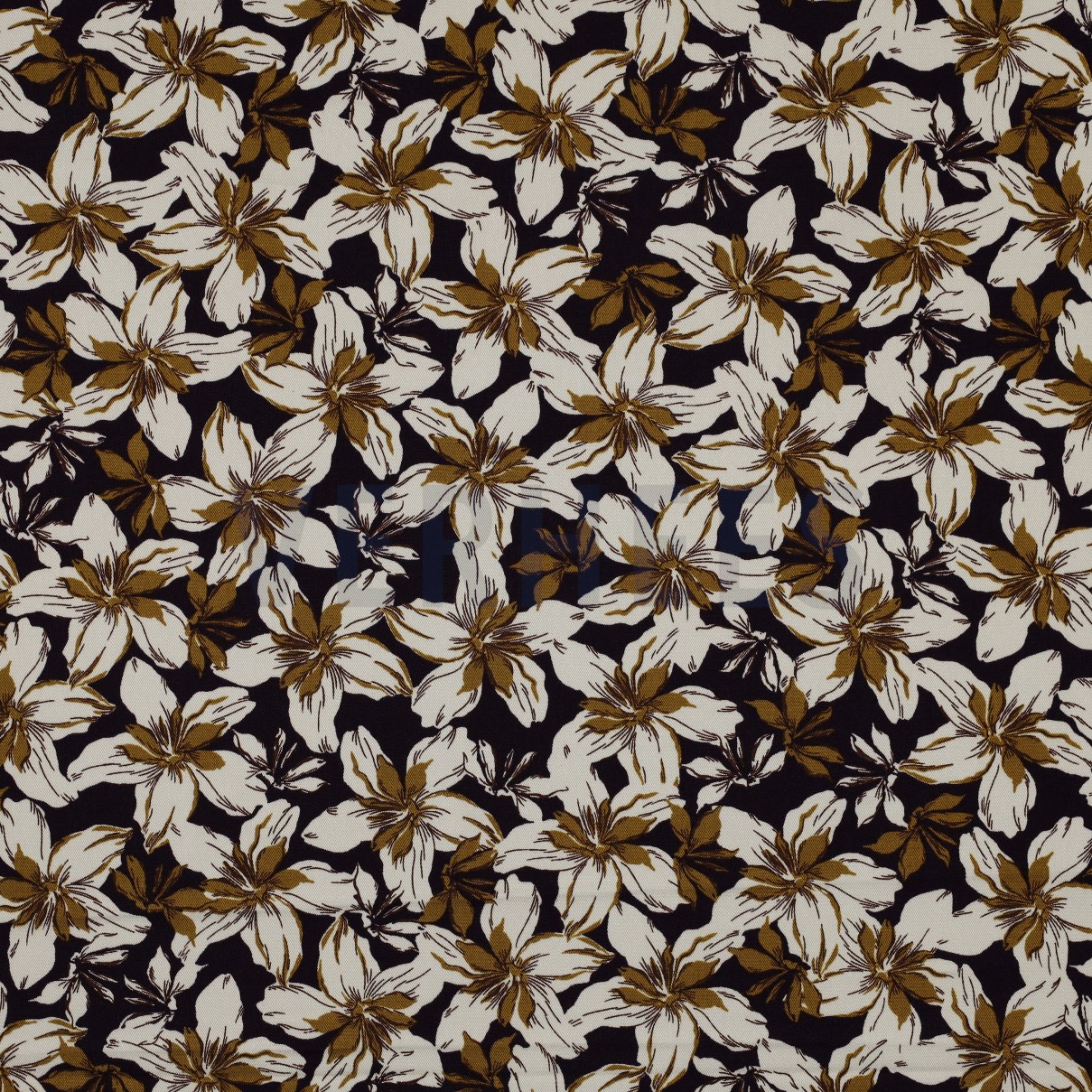 ROSELLA STRETCH FLOWERS DARK PURPLE (high resolution)