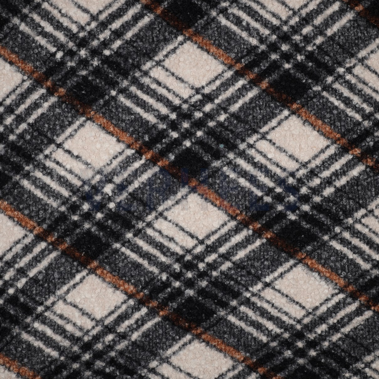 BOUCLE CHECK DIAGONAL SPICE (high resolution)