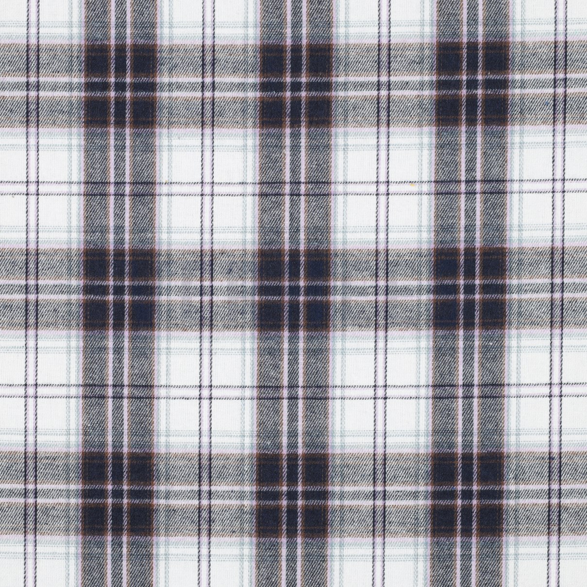 BRUSHED YARN DYED CHECK NAVY (high resolution)