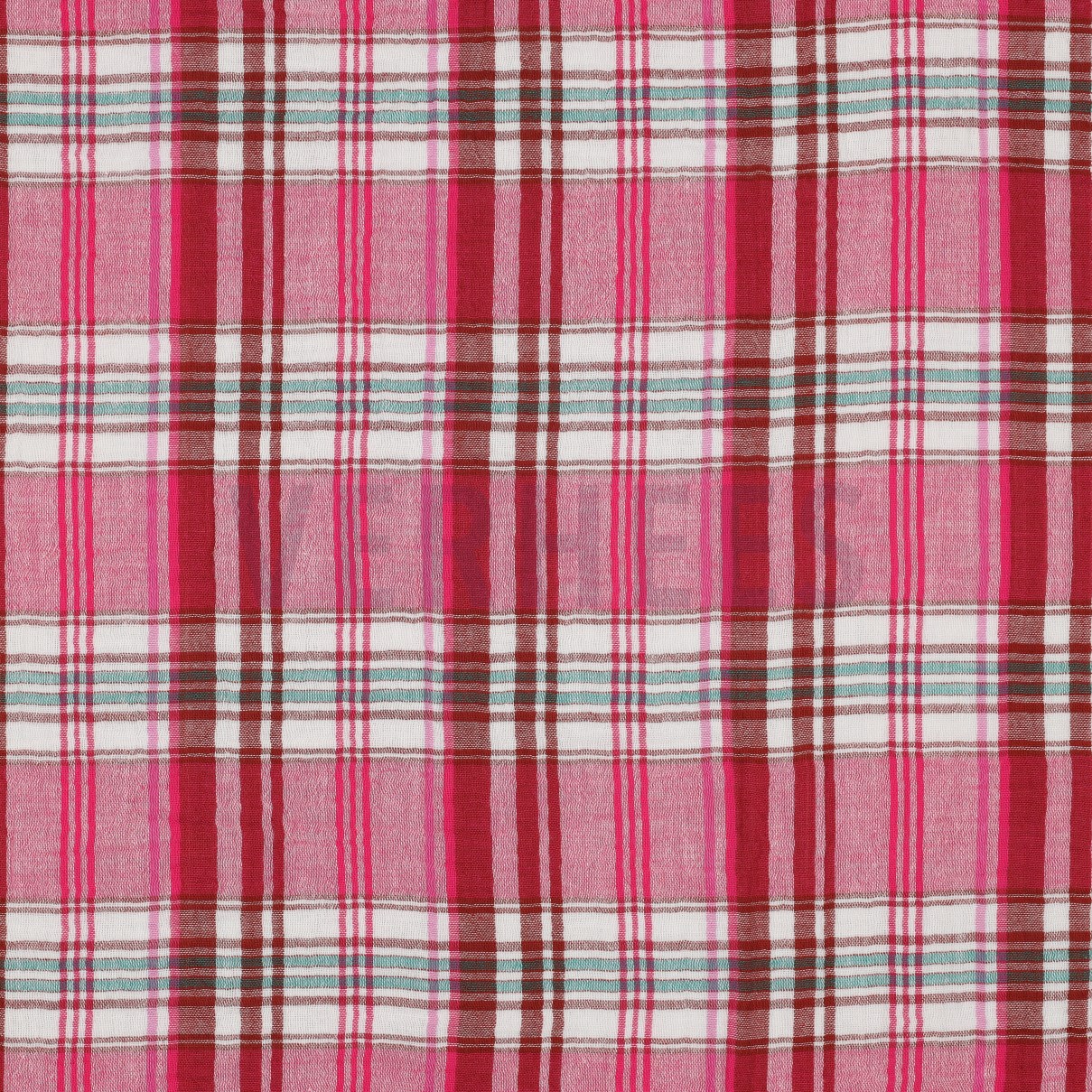 DOUBLE SIDED DOUBLE GAUZE CHECKS PINK CHECK (high resolution)