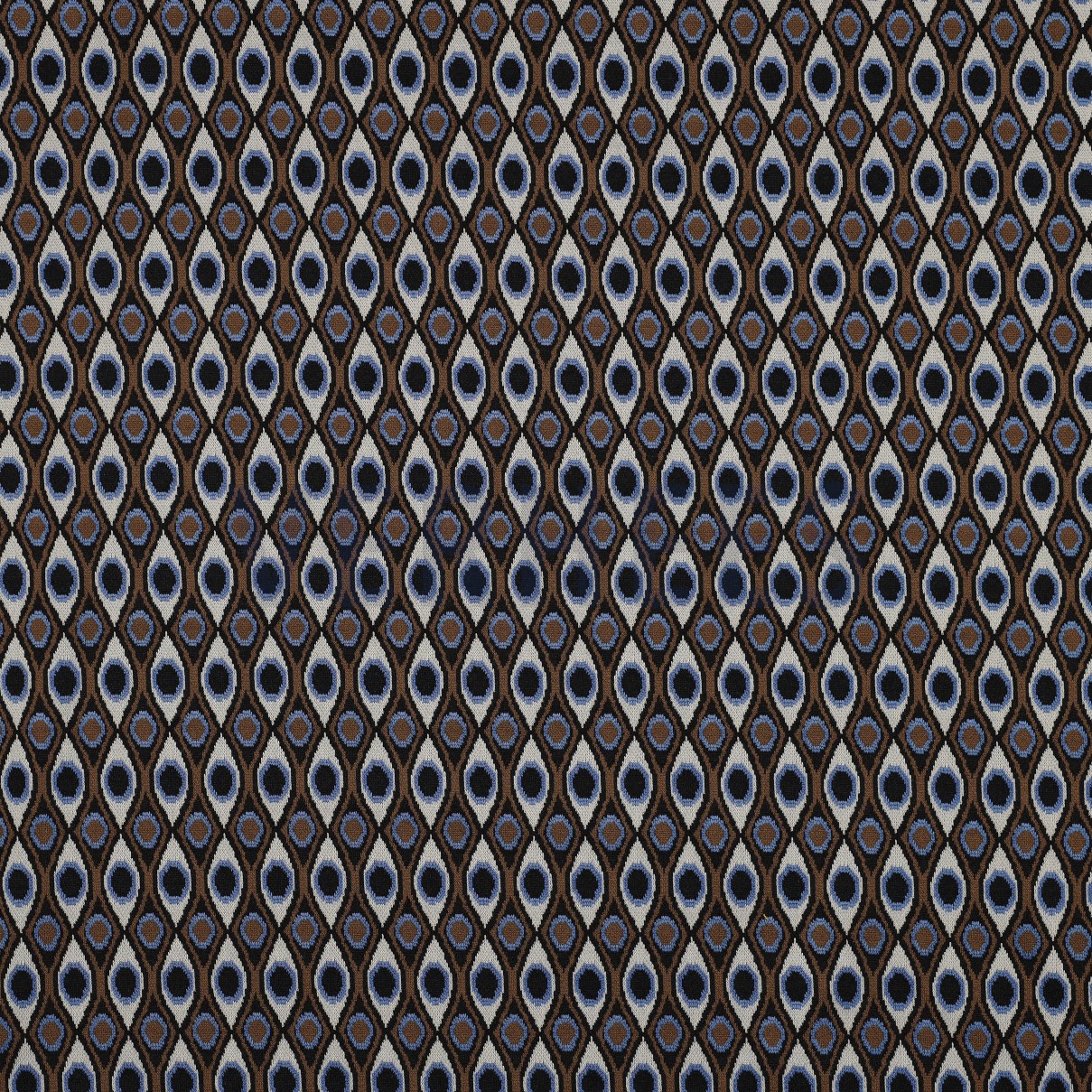 KNITTED JACQUARD MULTI BROWN BLUE (high resolution)