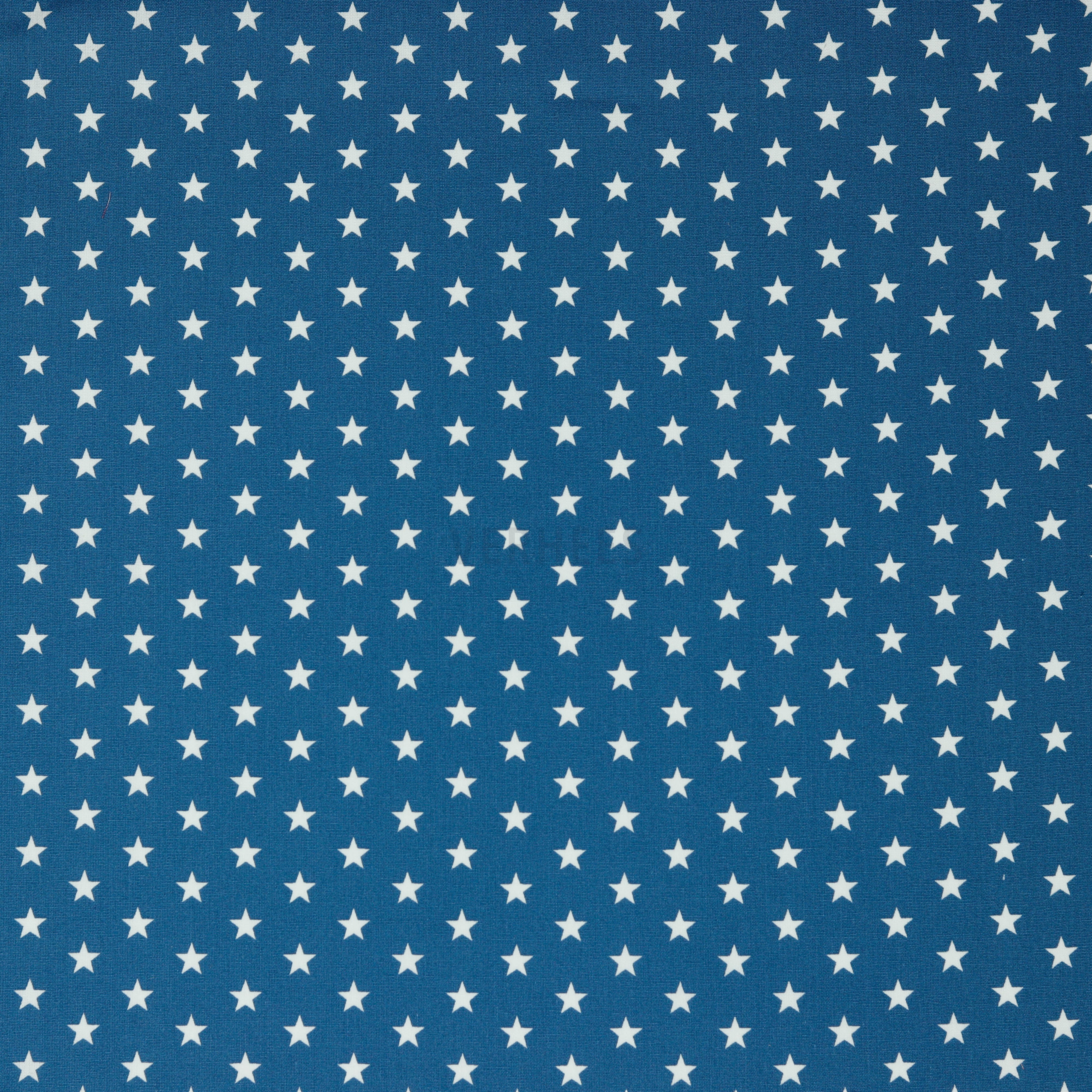 POPLIN PETIT STARS BLUE (high resolution)