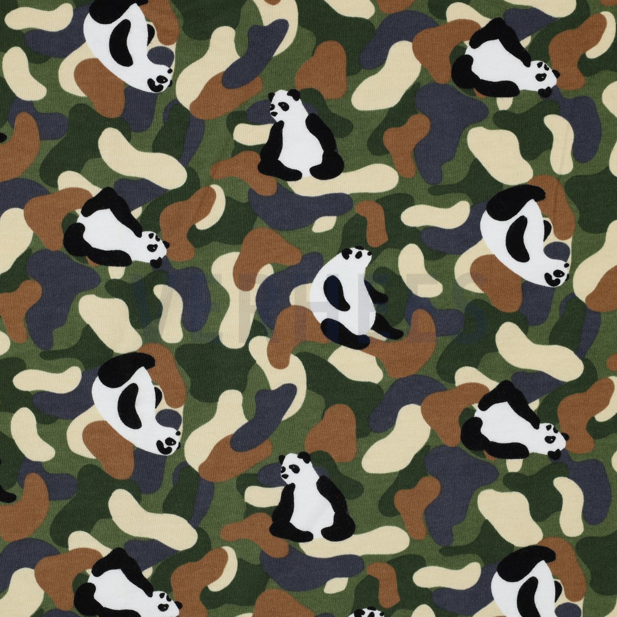 SOFT SWEAT PANDA CAMOUFLAGE FOREST GREEN (high resolution)