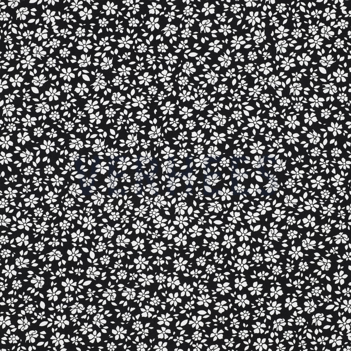 VISCOSE POPLIN STRETCH SMALL FLOWERS BLACK (high resolution)