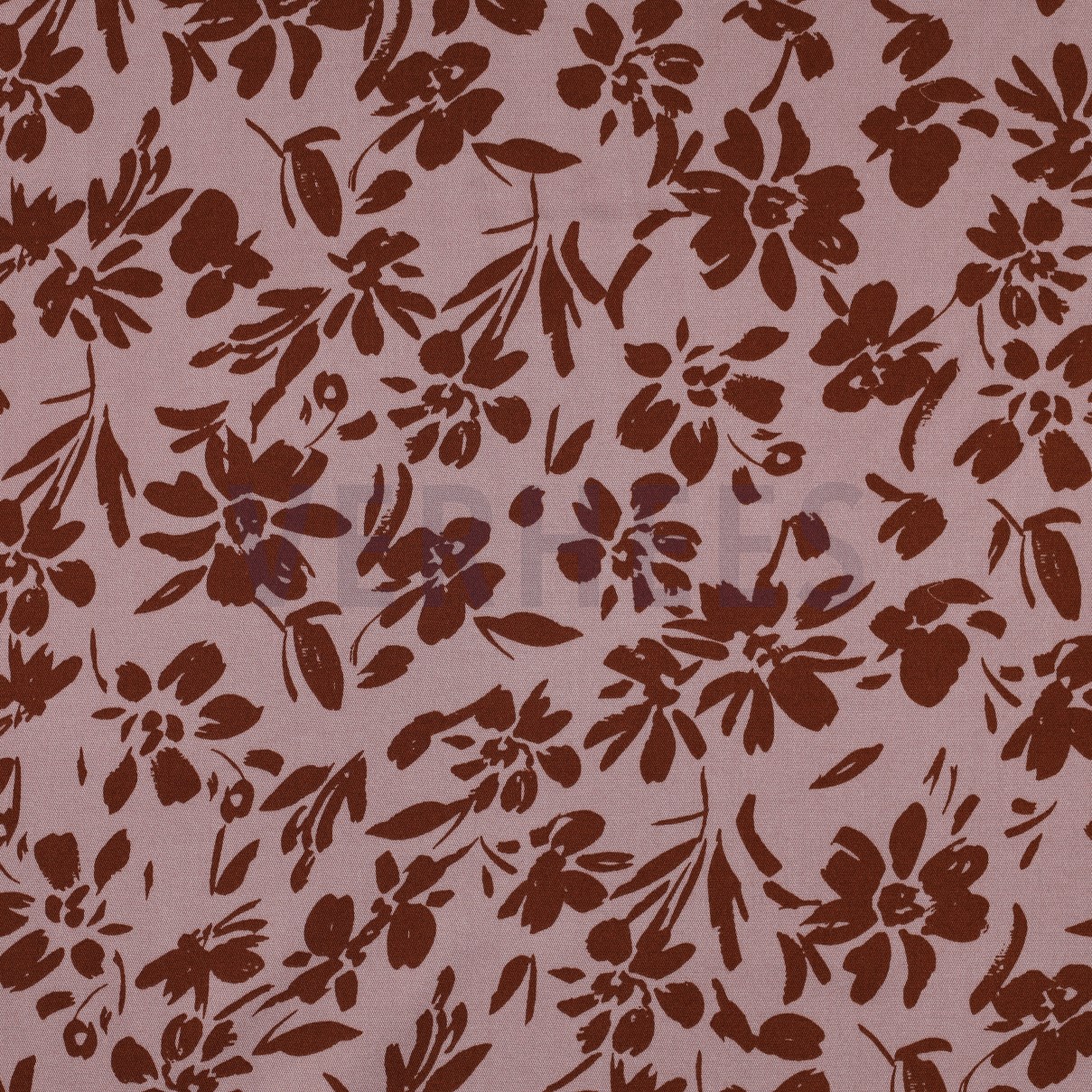 ROSELLA STRETCH FLOWERS OLD BLUSH (high resolution)