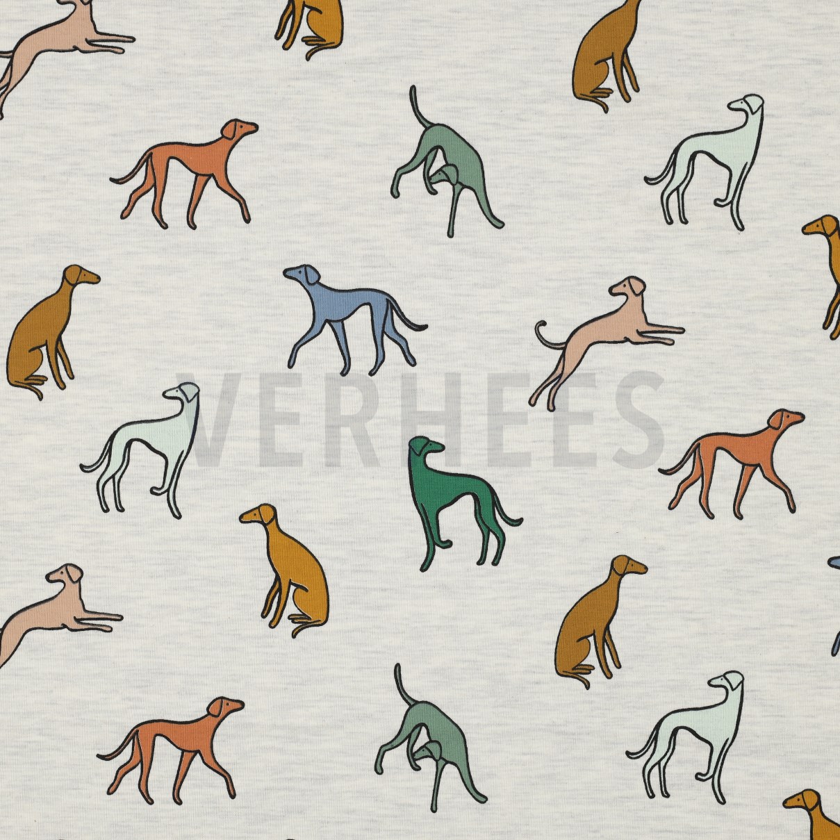 JERSEY MELANGE DOGS ECRU (high resolution)