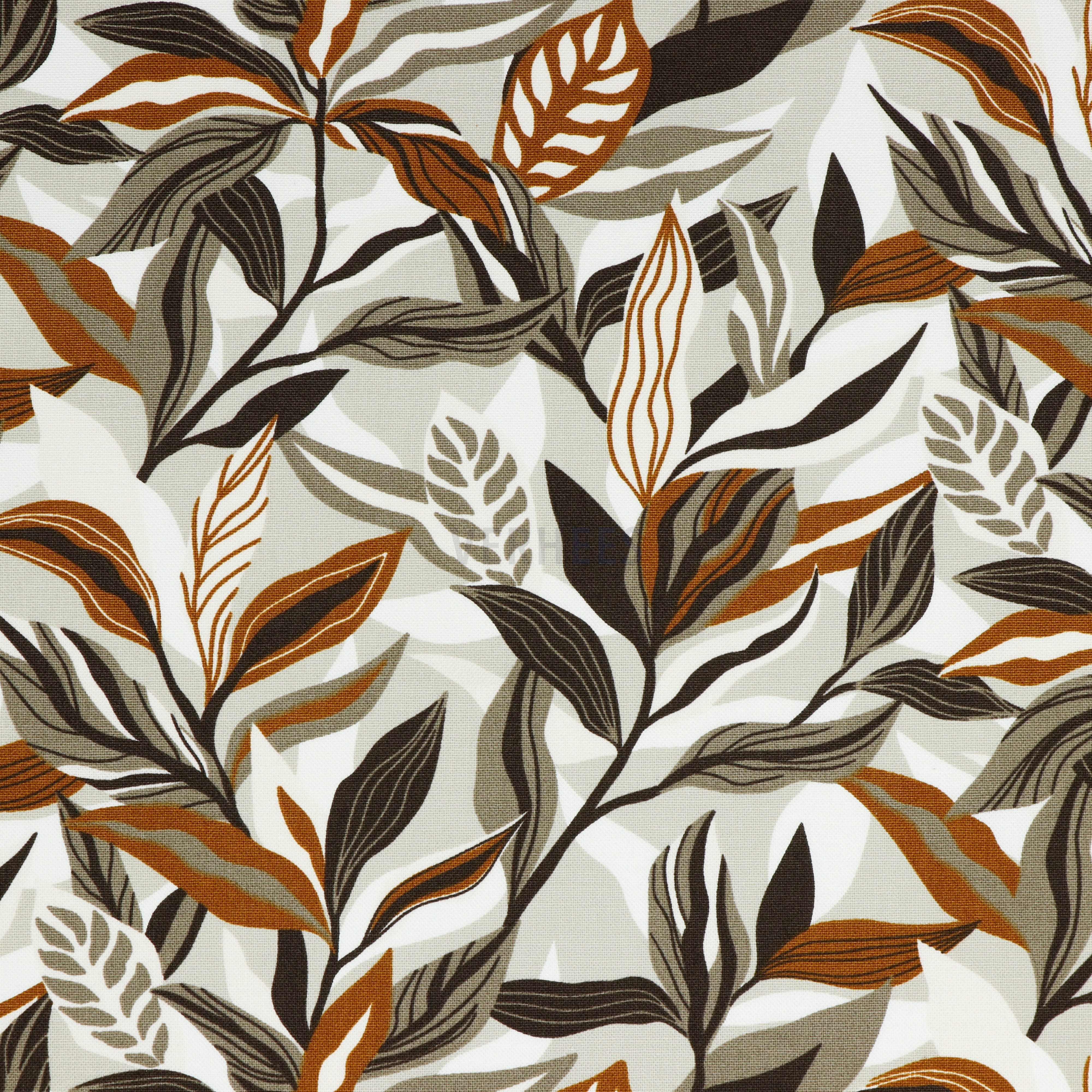 CANVAS LEAVES TAUPE (high resolution)