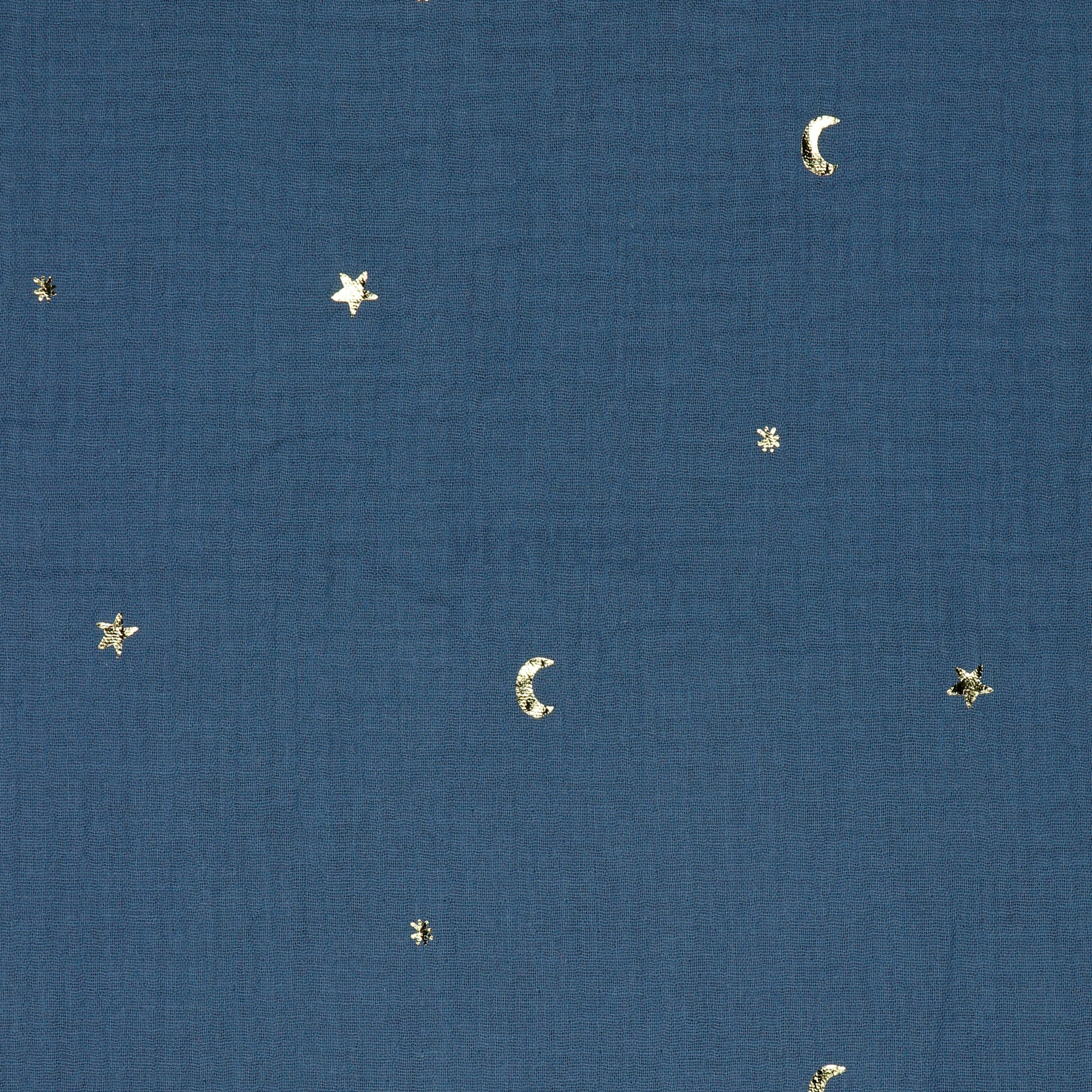 DOUBLE GAUZE FOIL MOON AND STARS JEANS (high resolution)