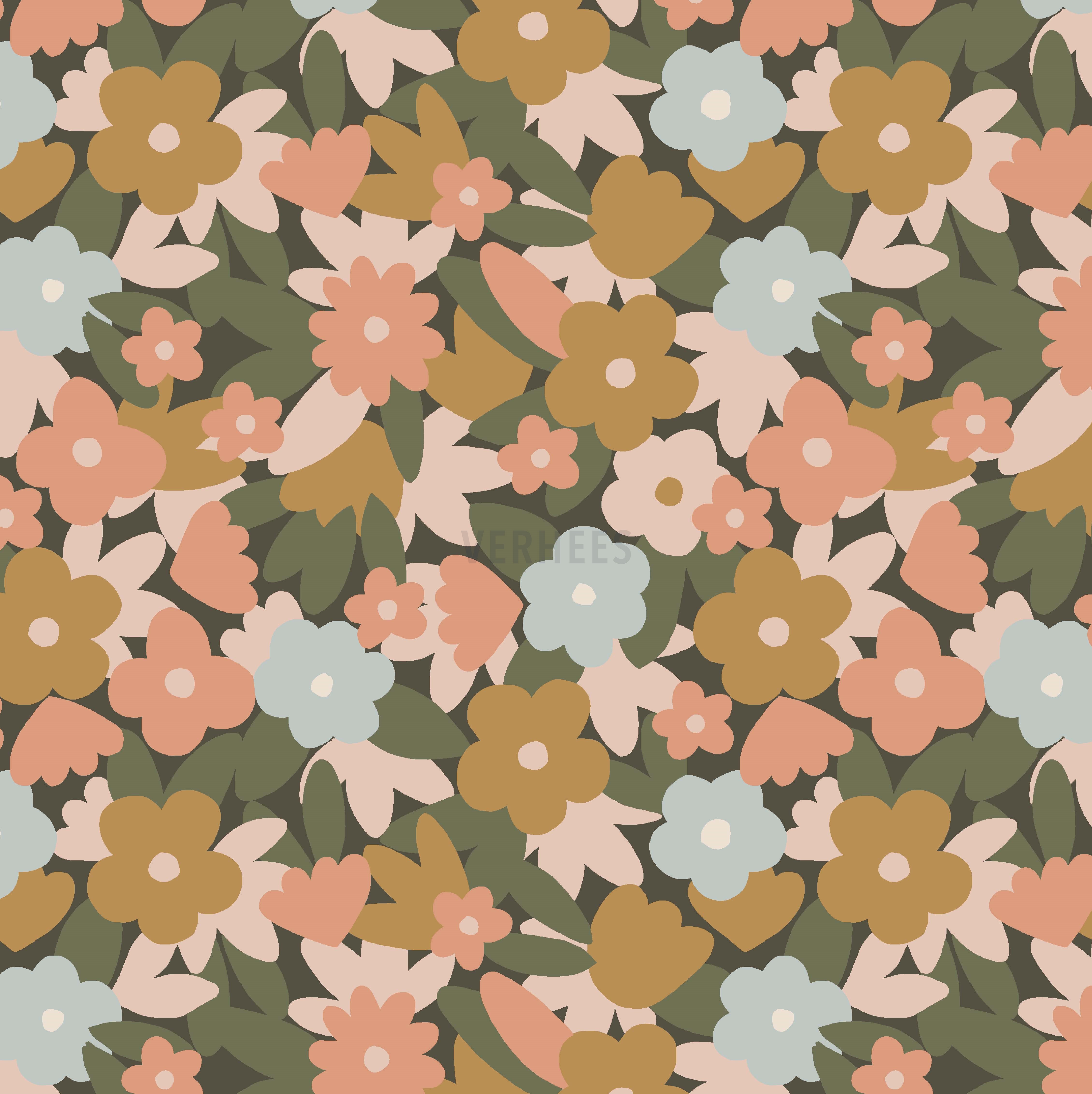 SOFT SWEAT FLOWERS ARMY GREEN (high resolution)