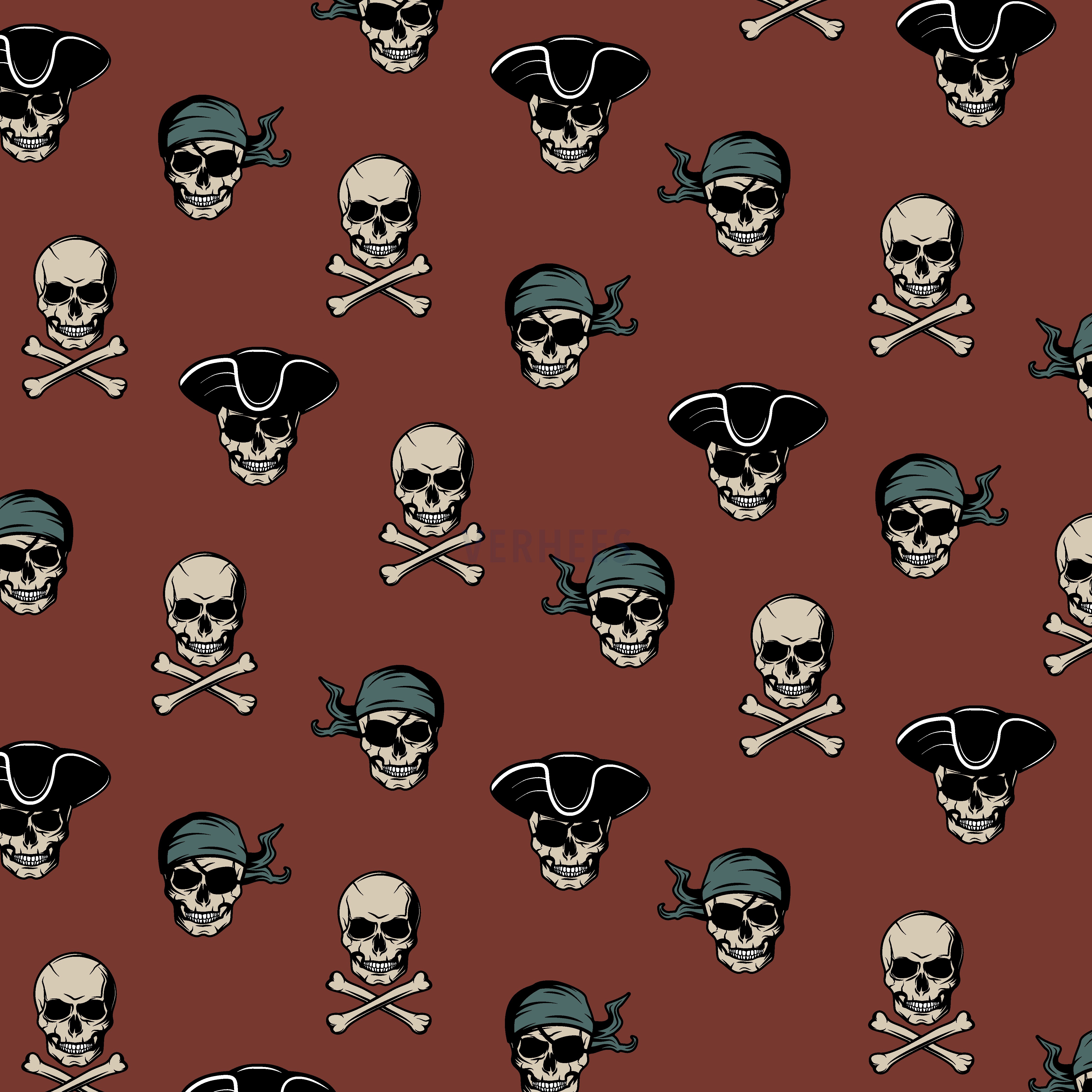 SOFT SWEAT PIRATE SKULL ROUGE (high resolution)