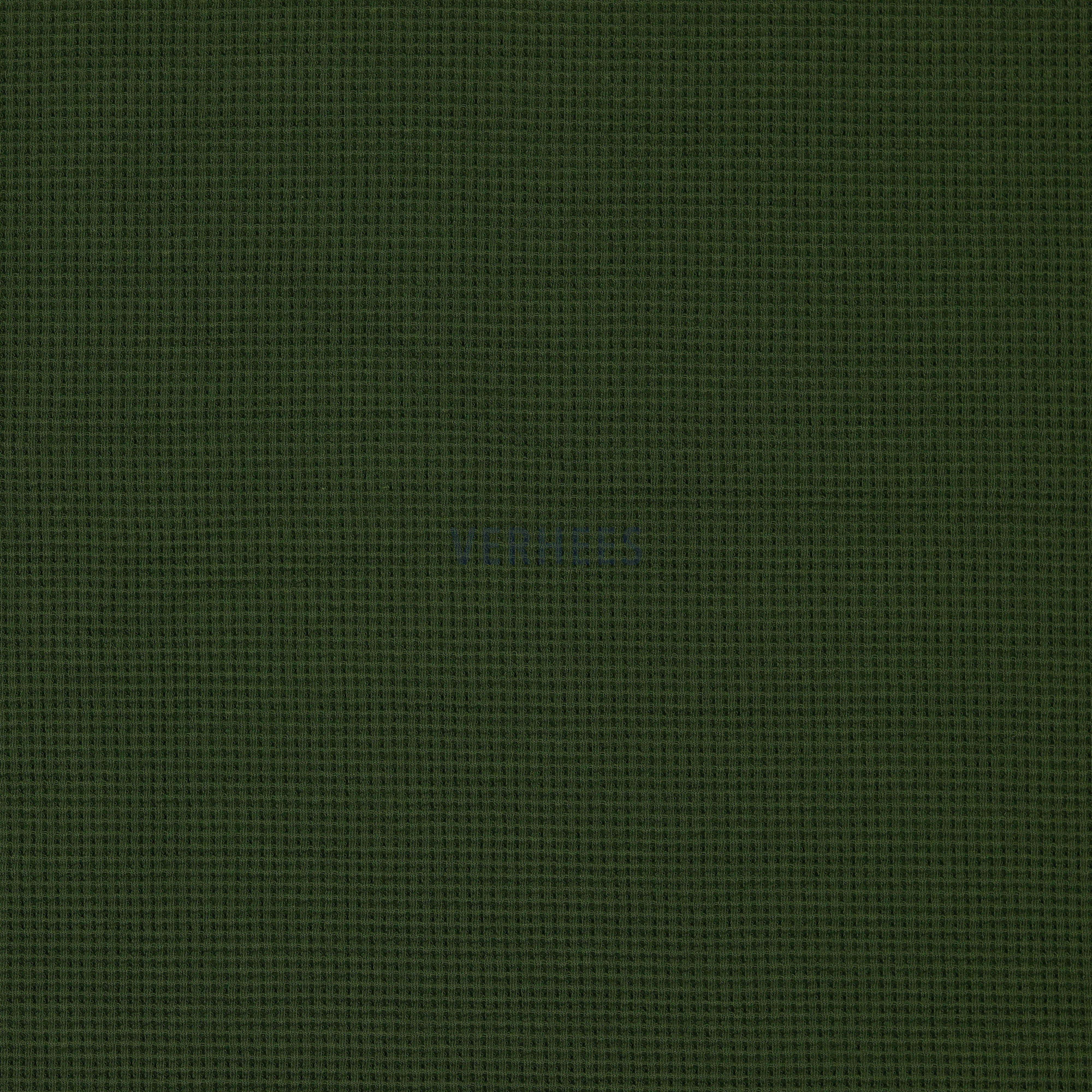 KNITTED WAFFLE GOTS ARMY GREEN (high resolution)