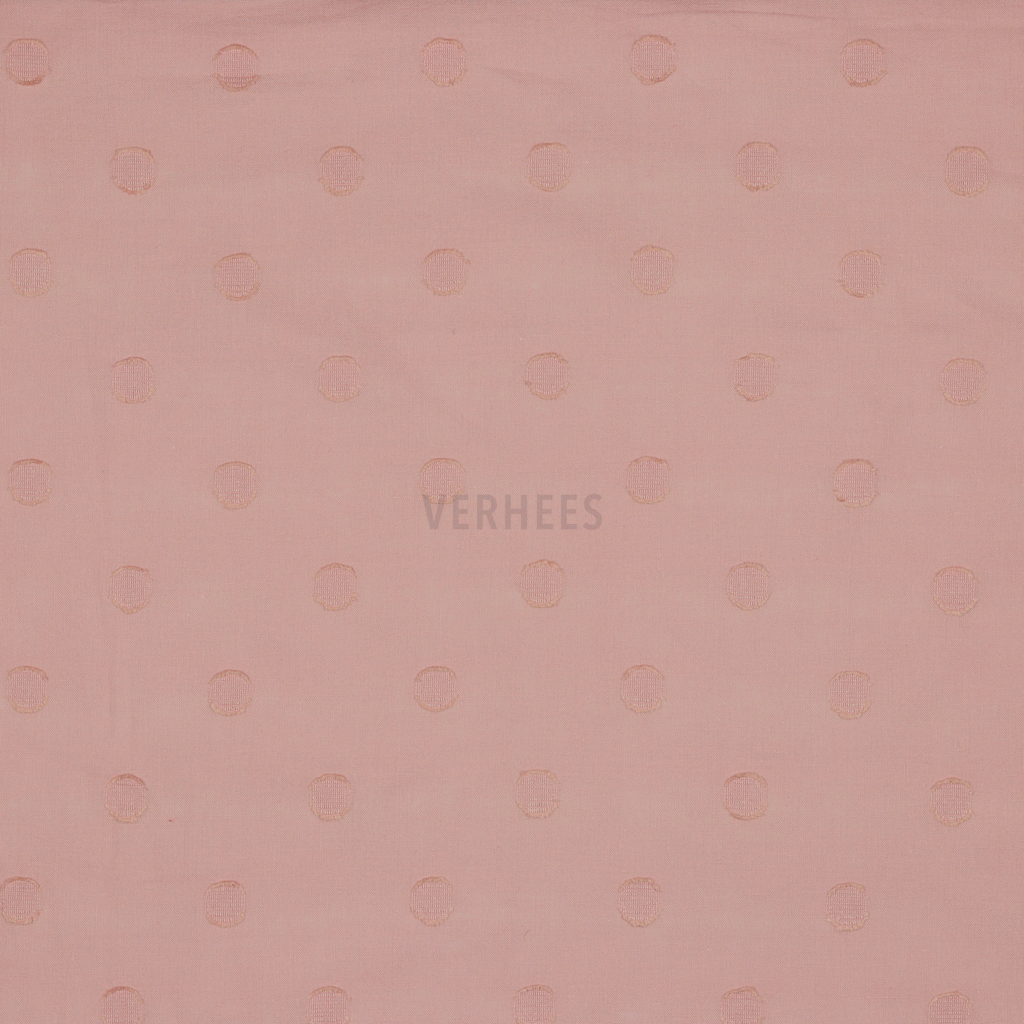 COTTON JACQUARD DOTS OLD ROSE (high resolution)
