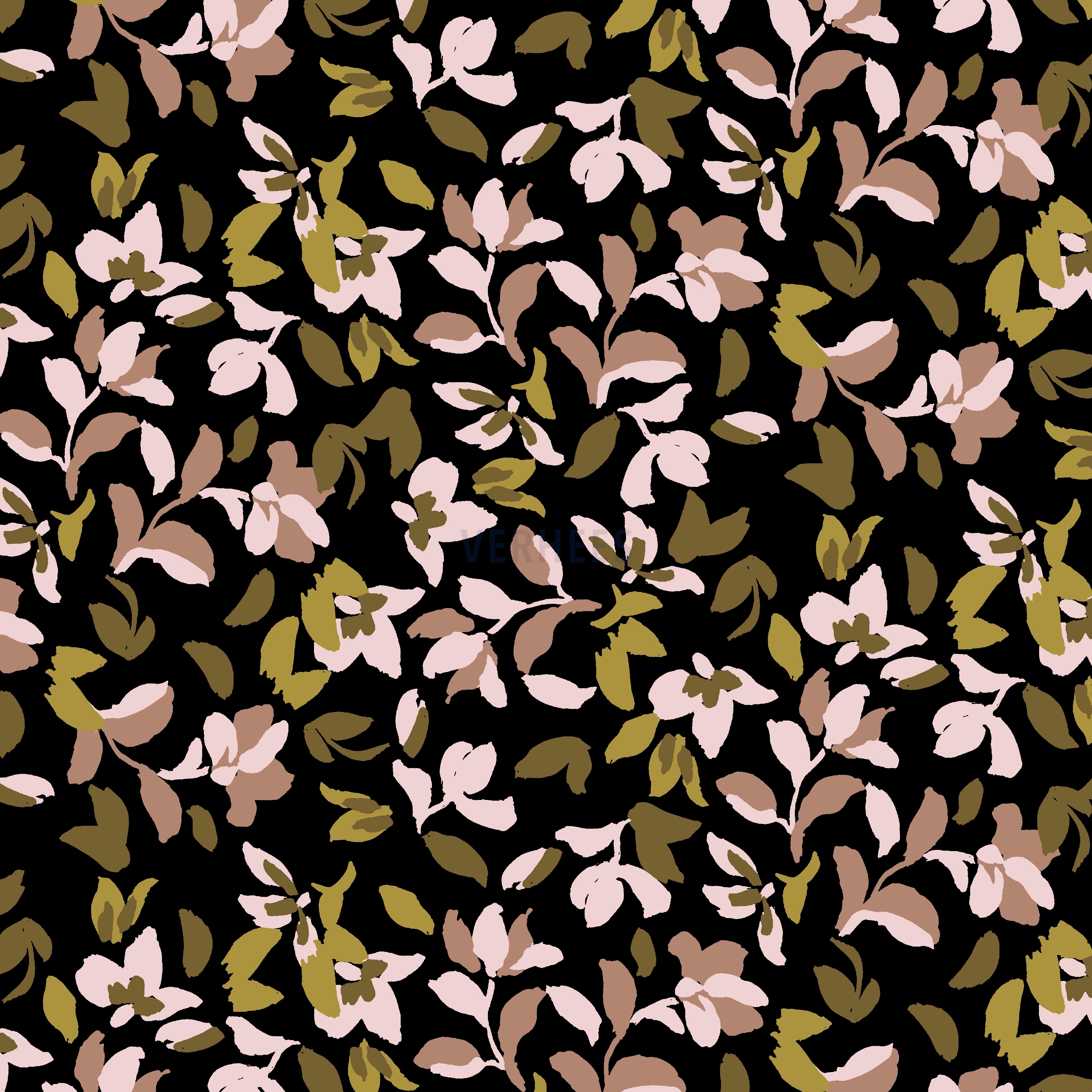 ROSELLA STRETCH FLOWERS BLACK (high resolution)