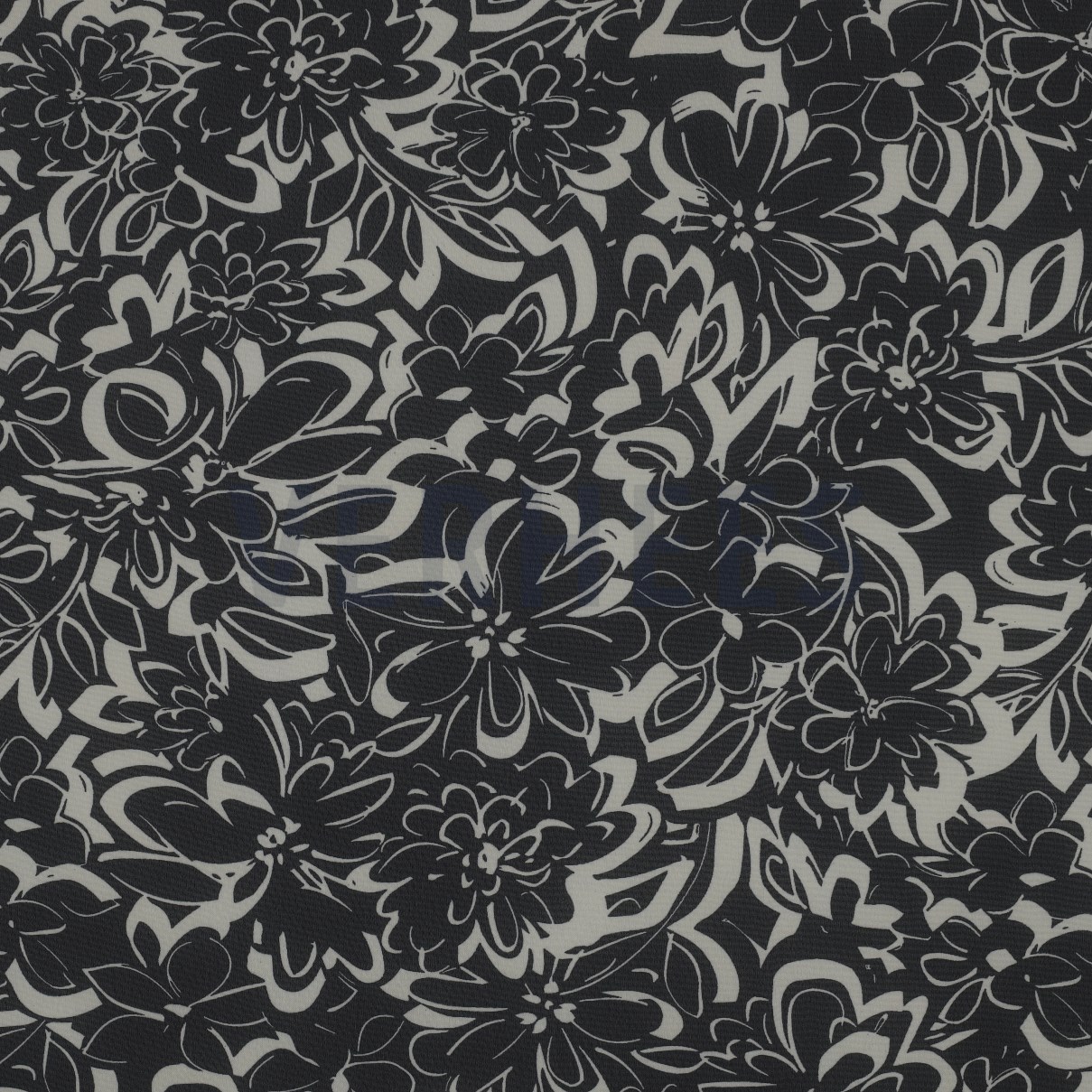 CHIFFON FLOWERS BLACK (high resolution)
