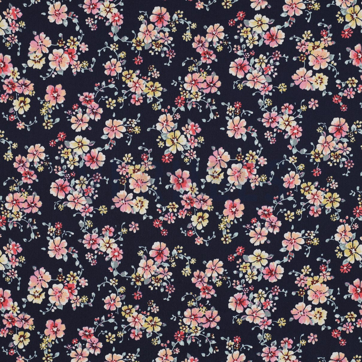 COATED COTTON FLOWERS NAVY (high resolution)
