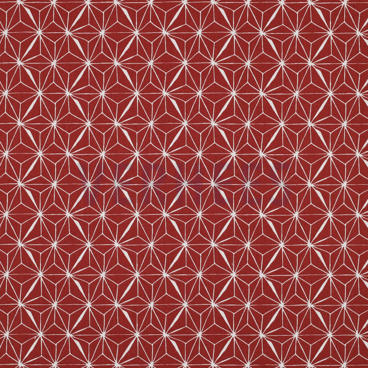 COATED COTTON ABSTRACT BRICK RED (high resolution)