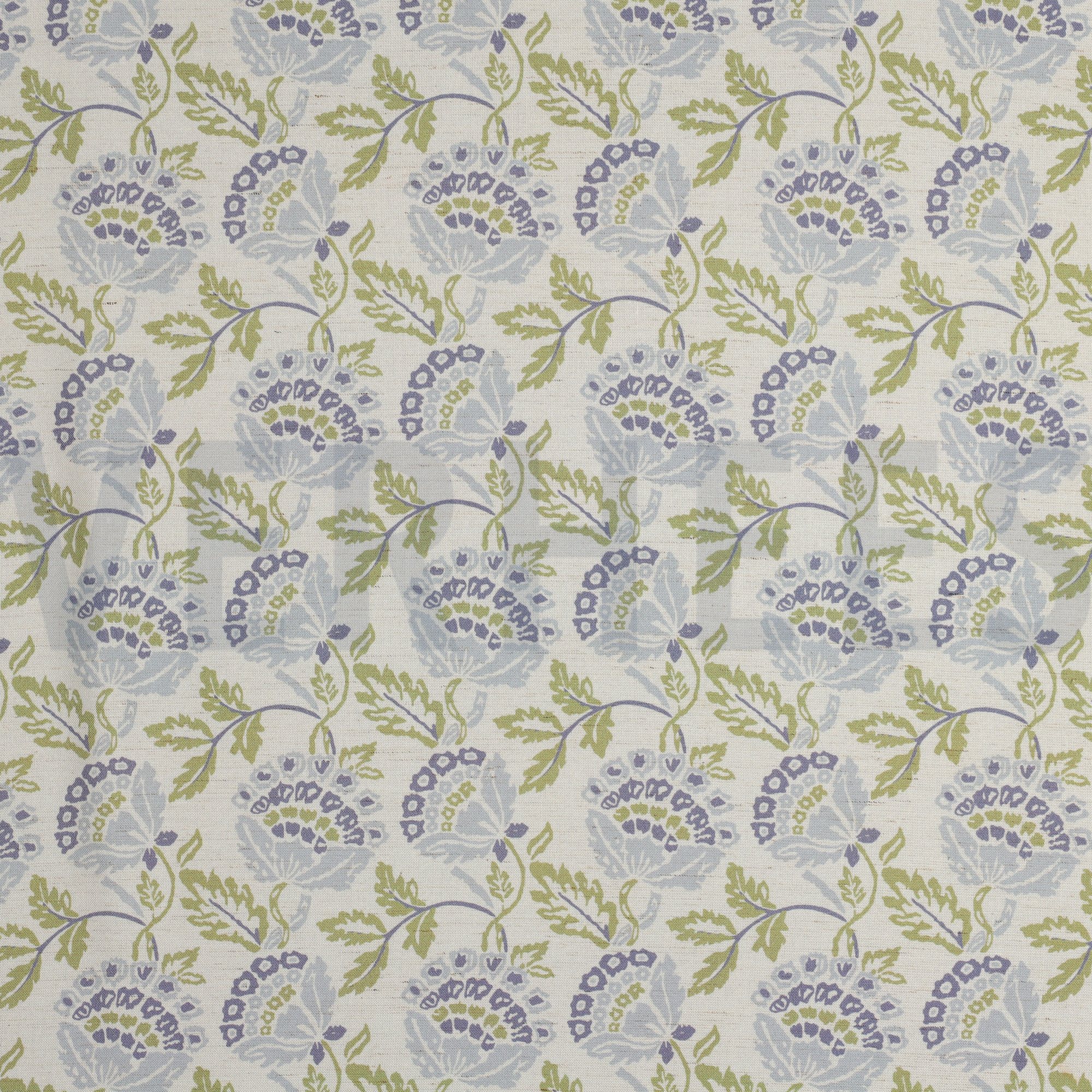 LINEN VISCOSE DIGITAL FLOWERS ECRU (high resolution)
