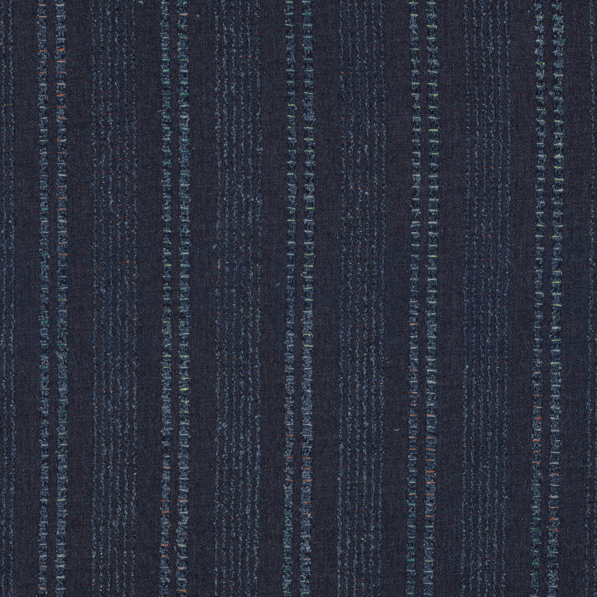 DENIM JACQUARD DISSTRESSED STRIPES INDIGO (high resolution)