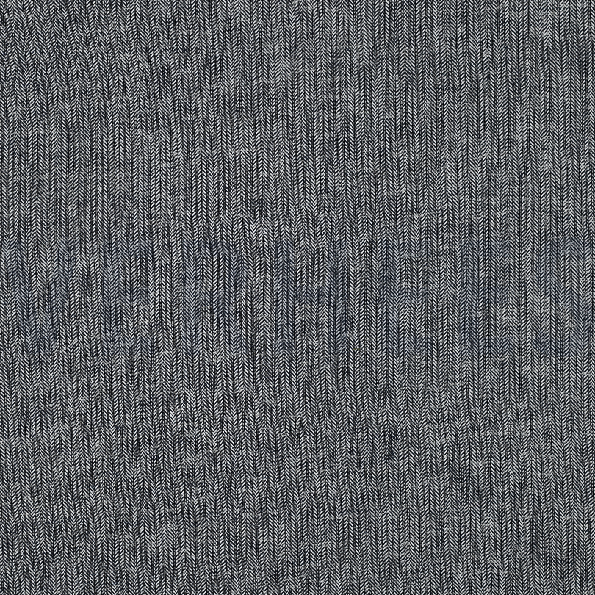 LINEN COTTON HERRINGBONE NAVY (high resolution)