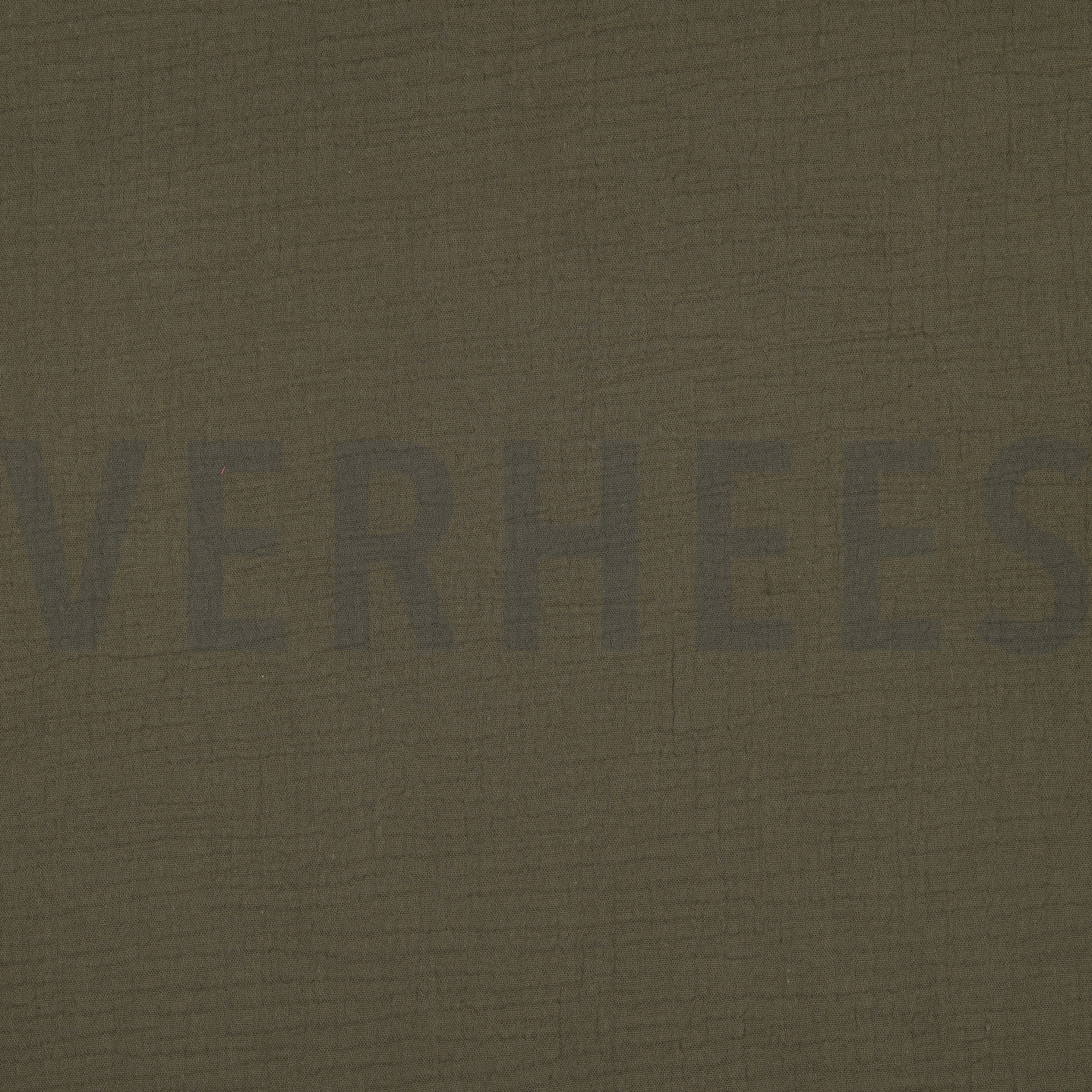 DOUBLE GAUZE GOTS DARK MOSS GREEN (high resolution)