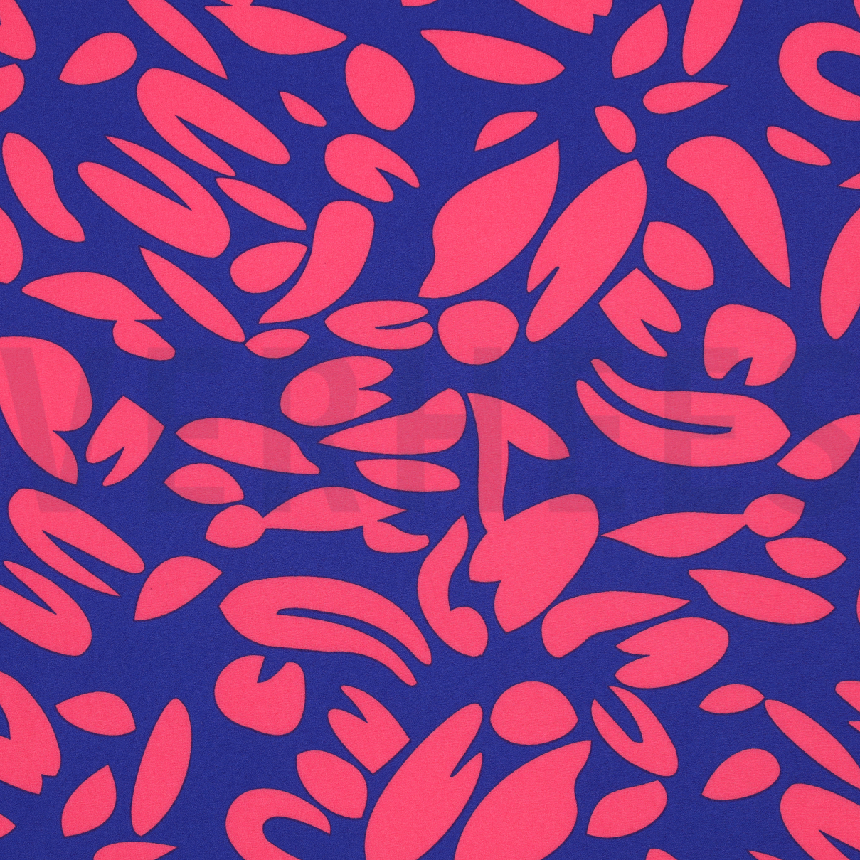 MAGNOLIA STRETCH ABSTRACT COBALT (high resolution)