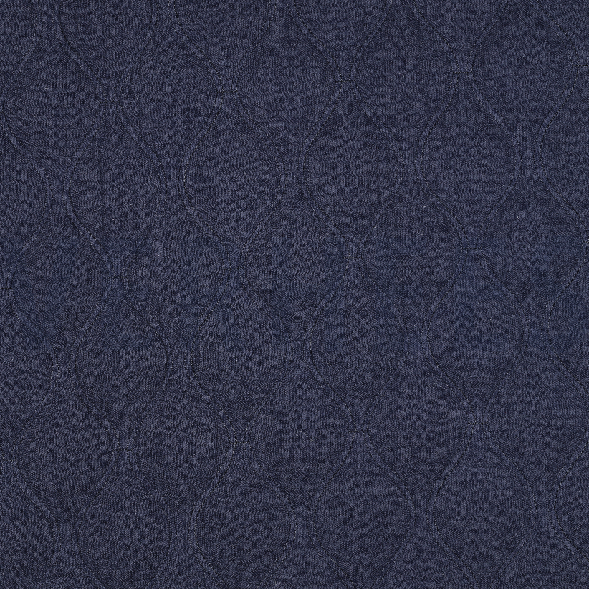 DOUBLE GAUZE QUILT NAVY (high resolution)