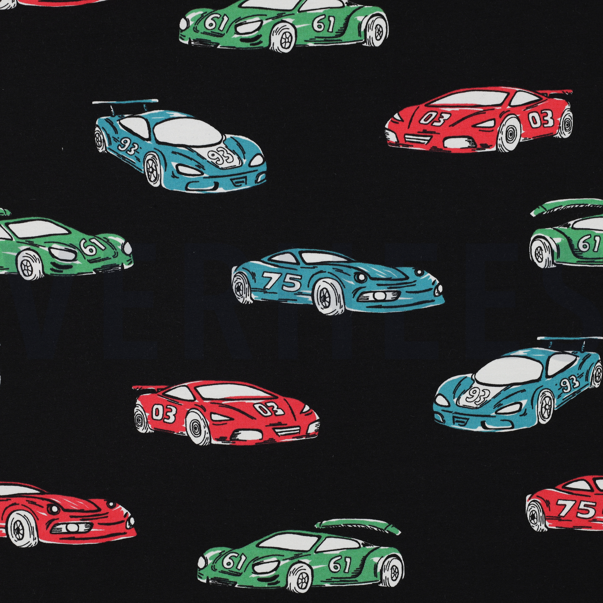 FRENCH TERRY RACECARS BLACK (high resolution)