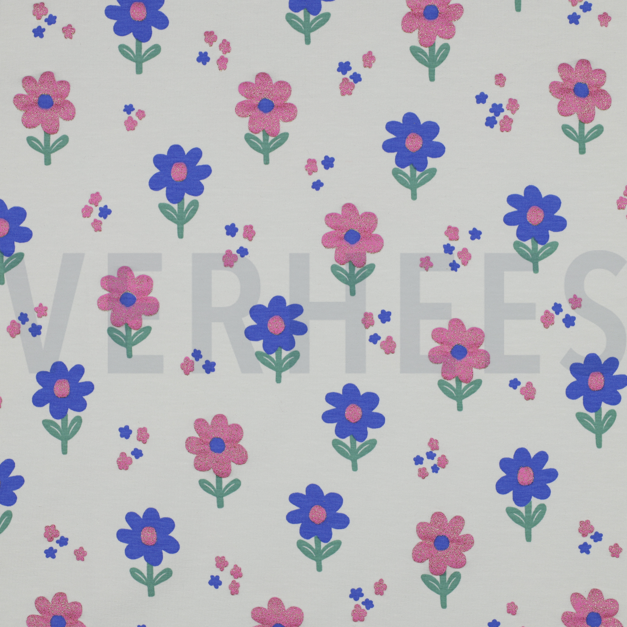 JERSEY GLITTER FLOWERS OFF-WHITE (high resolution)