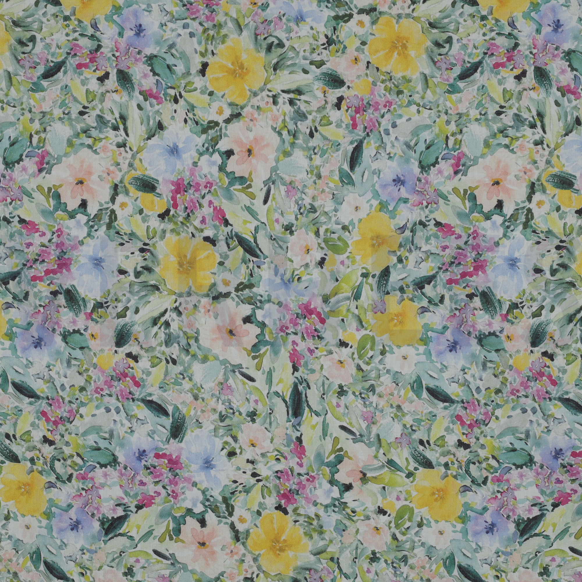COTTON VOILE DIGITAL FLOWERS MULTICOLOUR (high resolution)