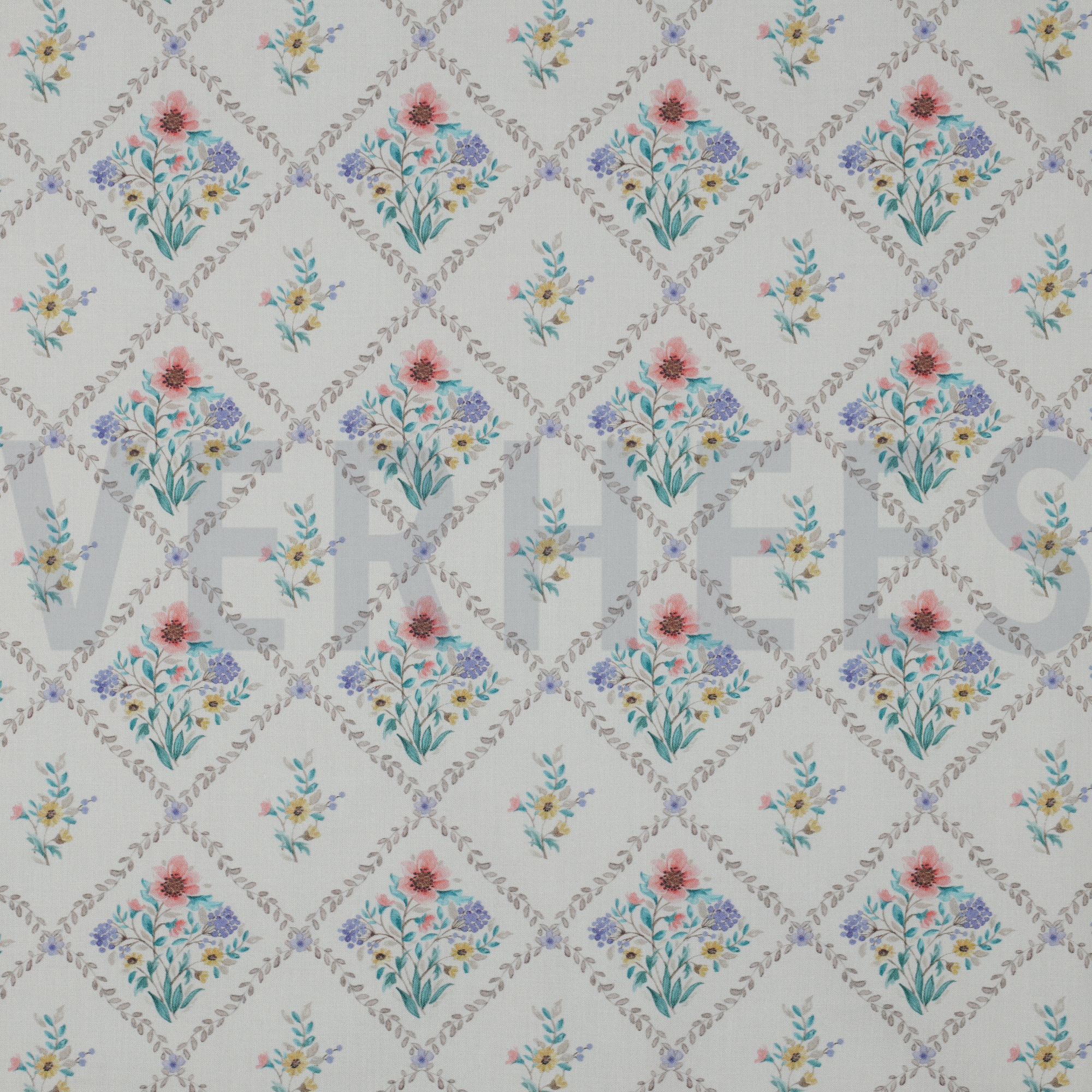 FINE POPLIN DIGITAL FLOWERS OFF-WHITE (high resolution)
