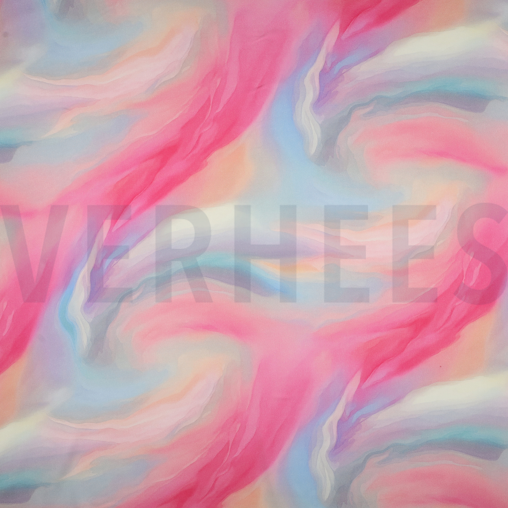 VISCOSE SATIN DIGITAL ABSTRACT PINK (high resolution)