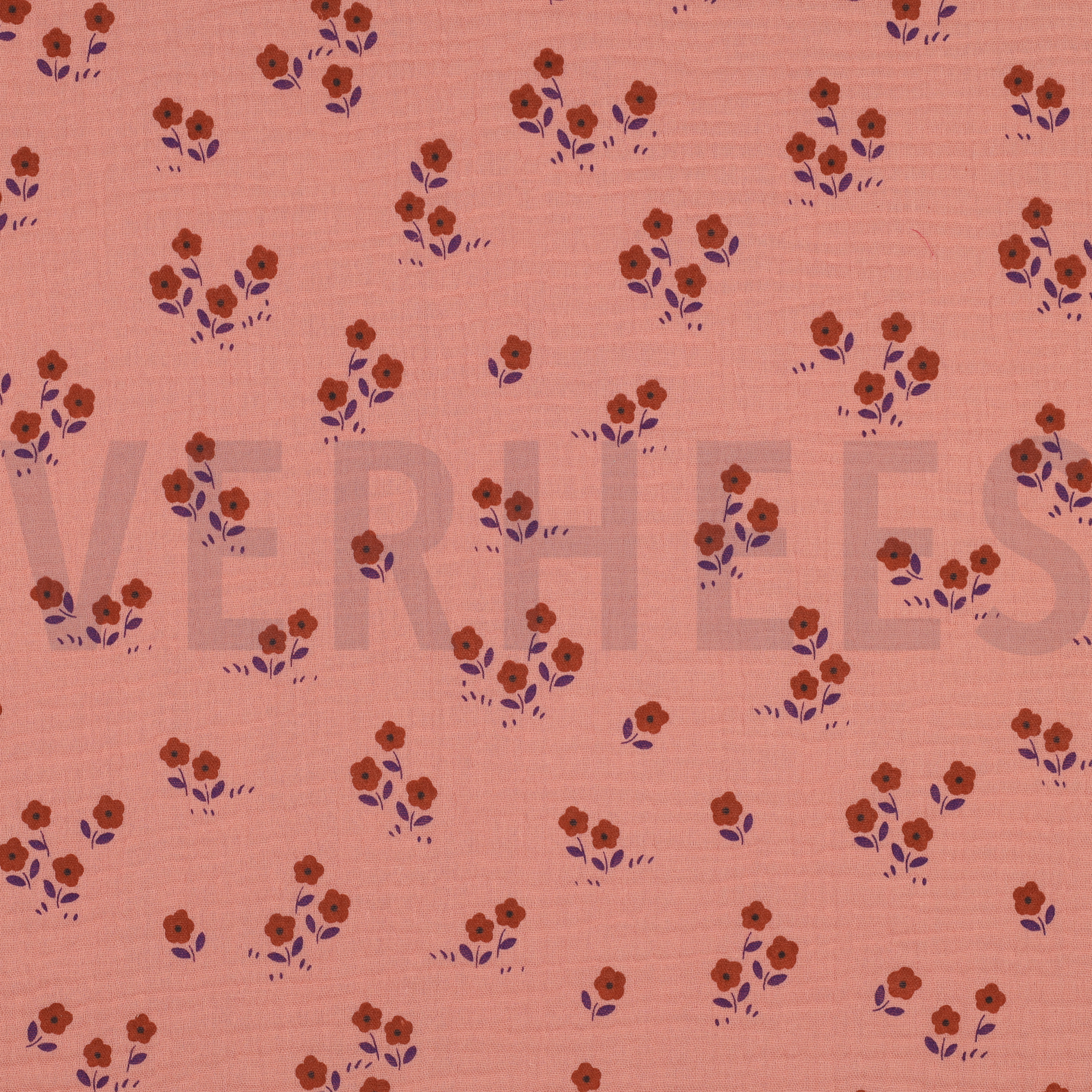 DOUBLE GAUZE FLOWERS PEACH (high resolution)