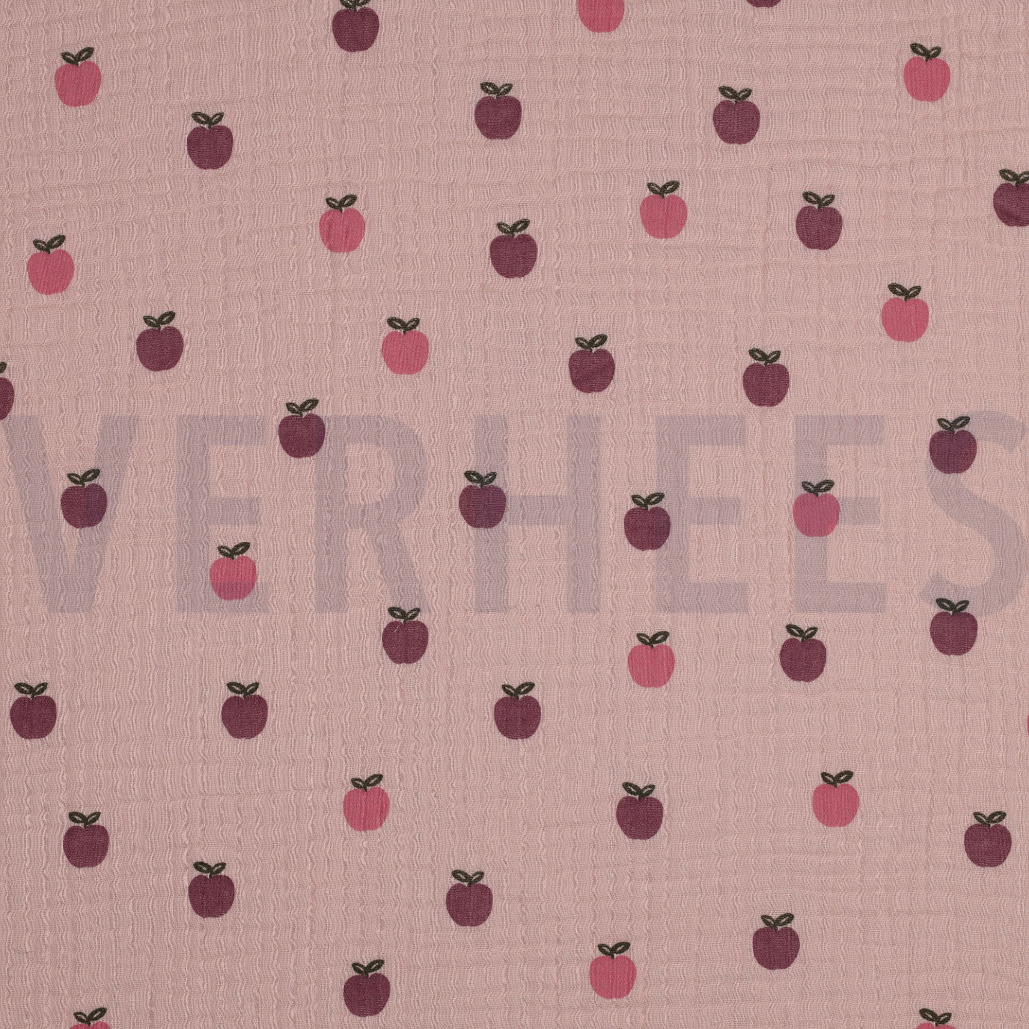 DOUBLE GAUZE FRUITS SOFT ROSE (high resolution)