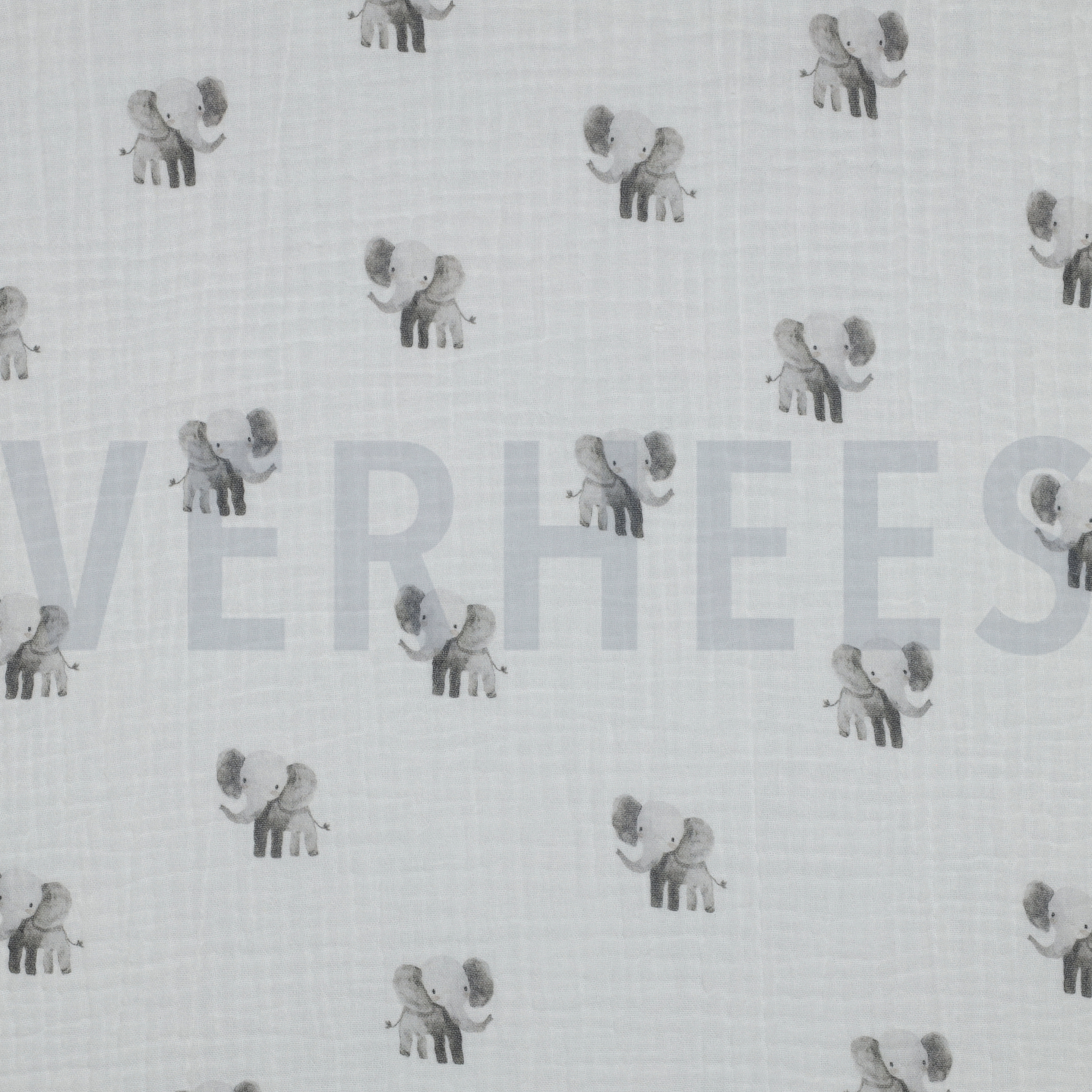 DOUBLE GAUZE GOTS DIGITAL ANIMALS WHITE (high resolution)