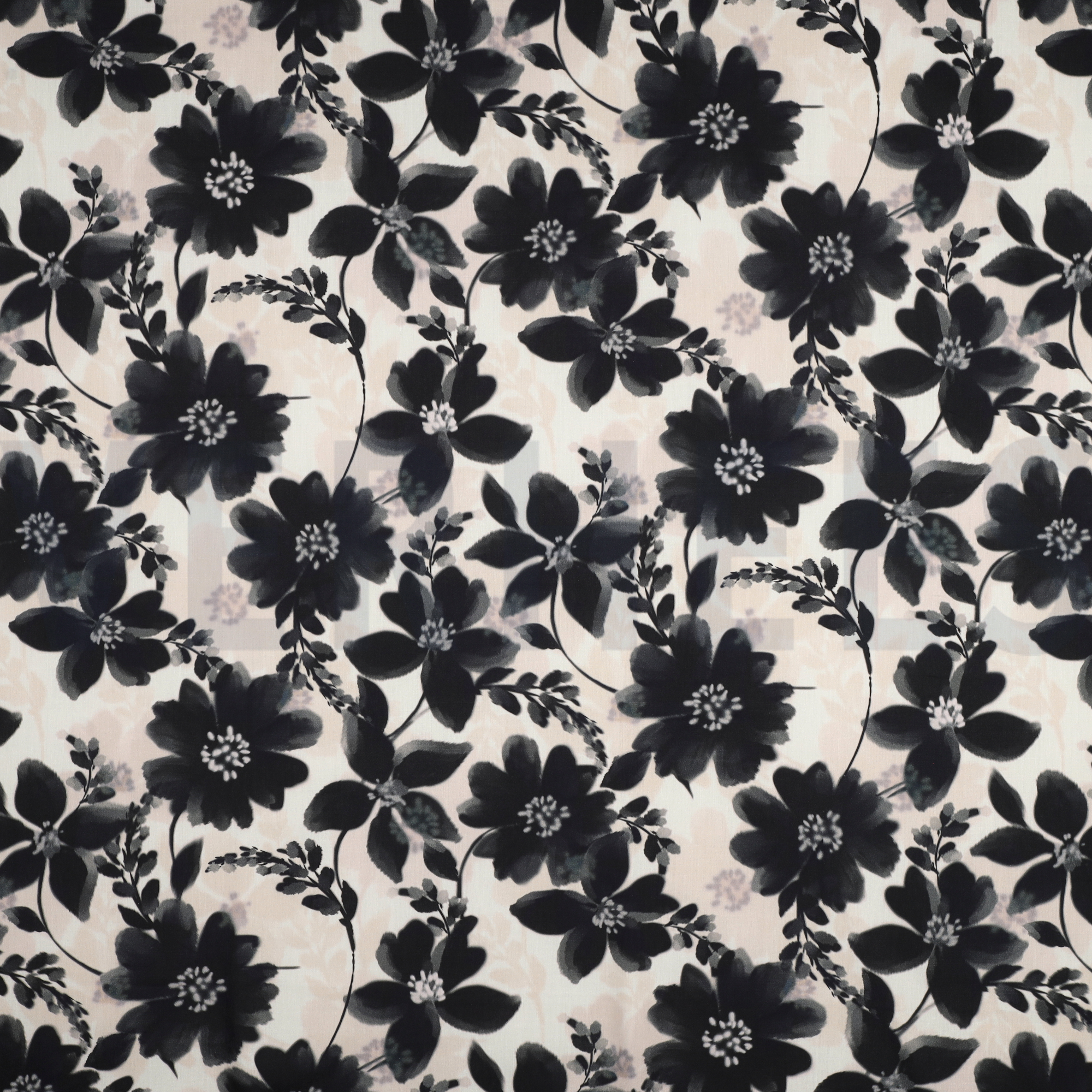 COTTON VISCOSE DIGITAL FLOWERS WHITE (high resolution)