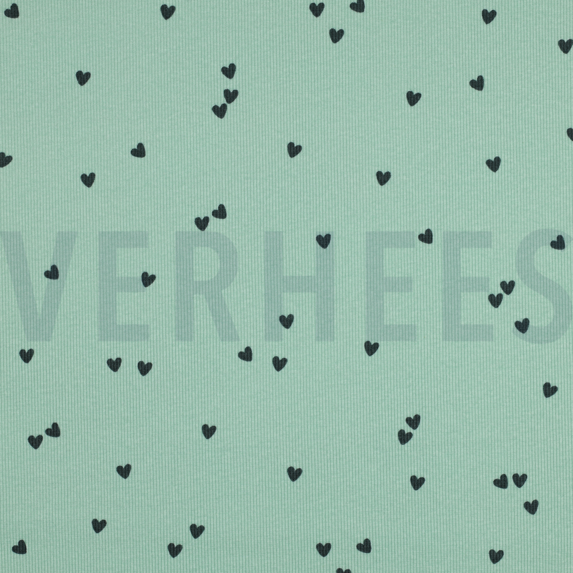 RIB JERSEY HEARTS SAGE (high resolution)