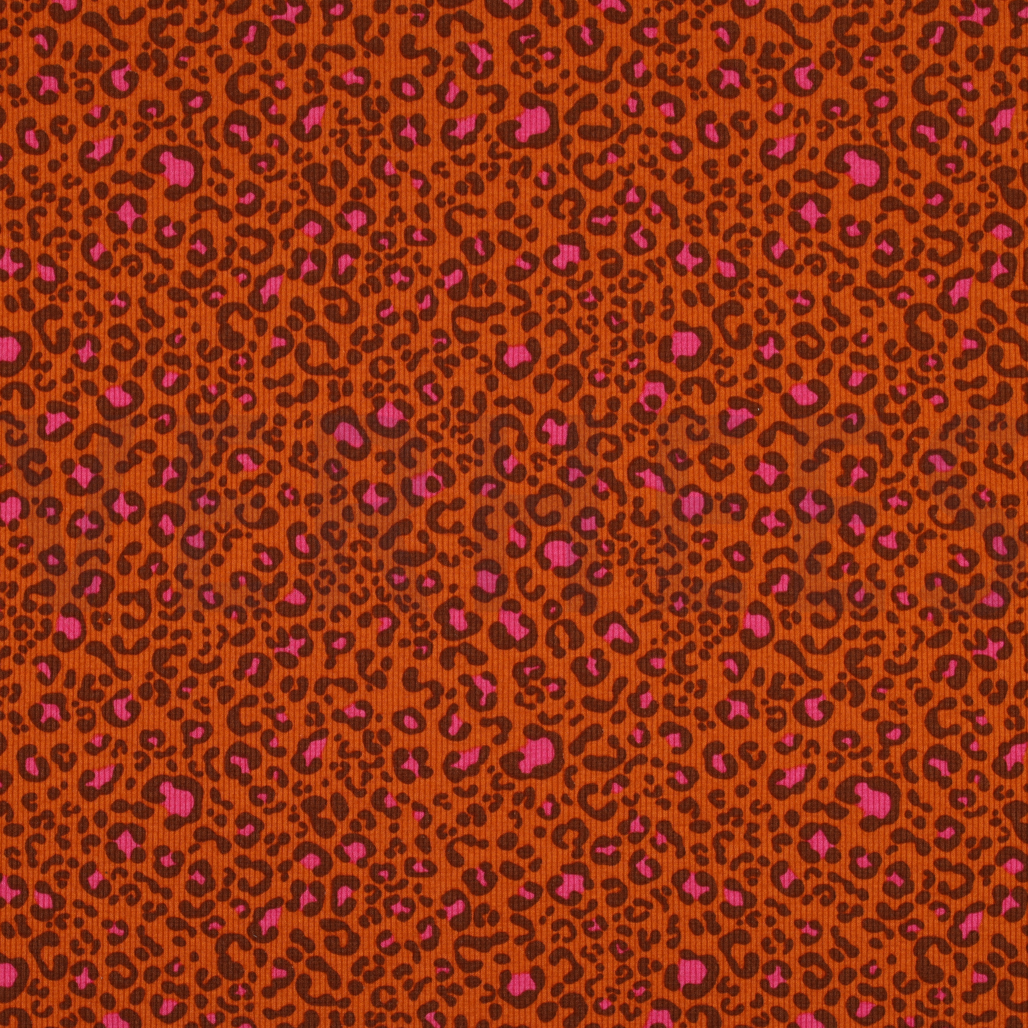 RIB JERSEY ANIMAL SKIN ORANGE (high resolution)