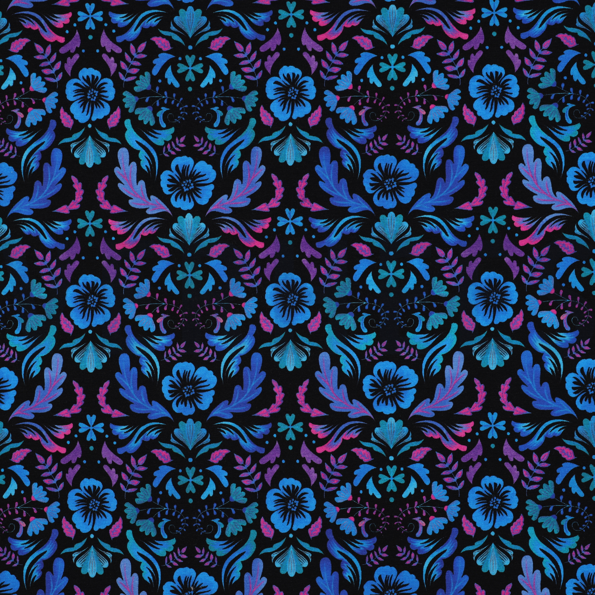 JERSEY DIGITAL FLOWERS BLACK (high resolution)