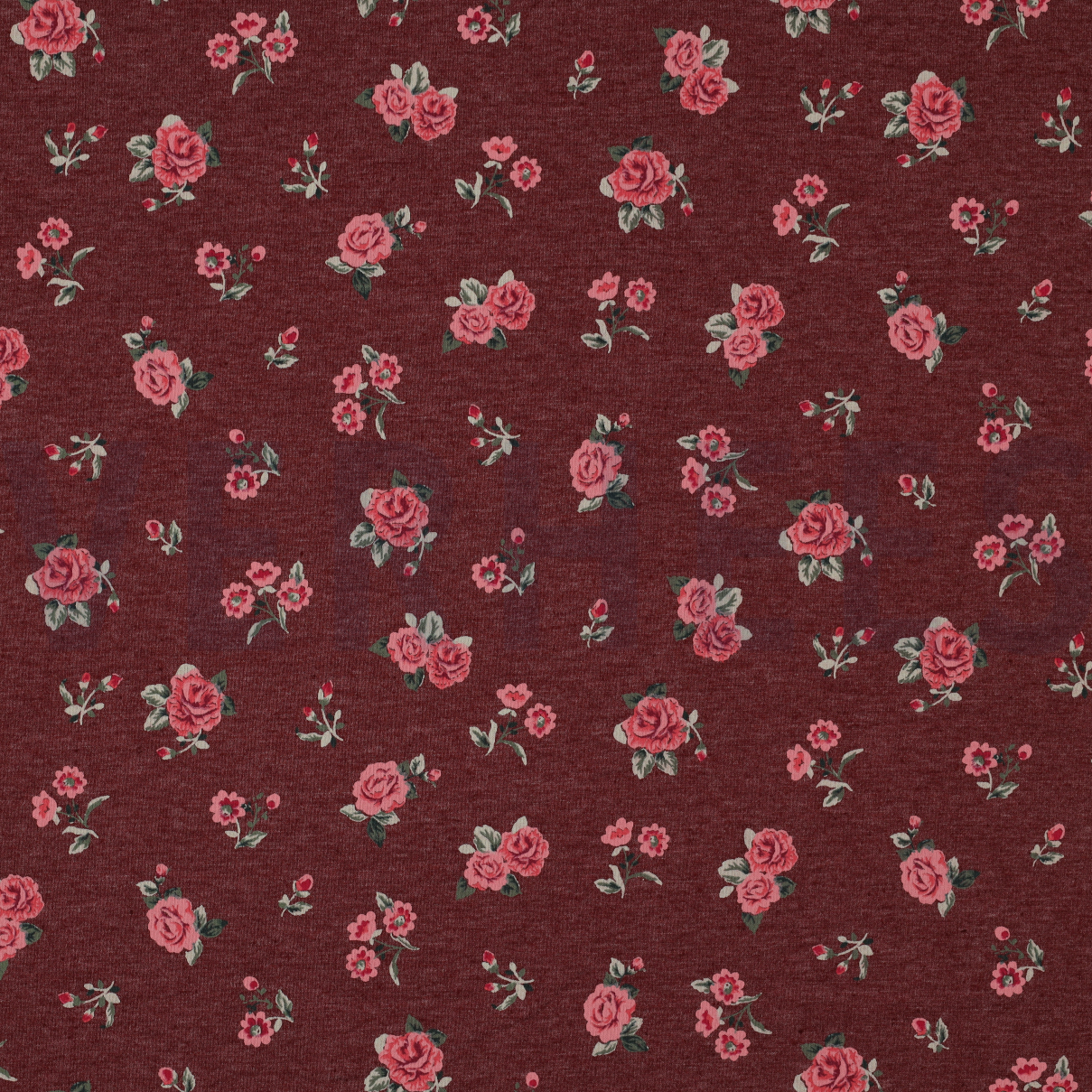 JERSEY MELANGE FLOWERS BERRY MELANGE (high resolution)