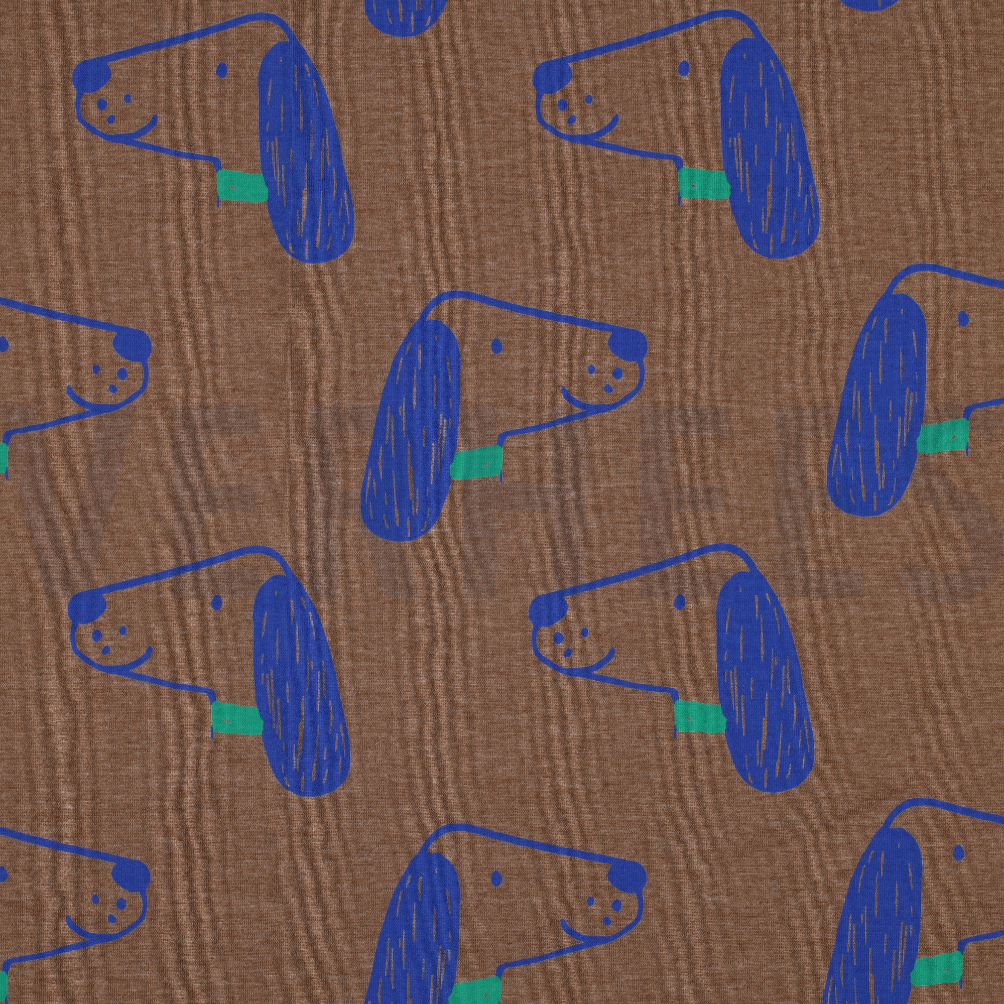 JERSEY MELANGE DOGS TAUPE (high resolution)