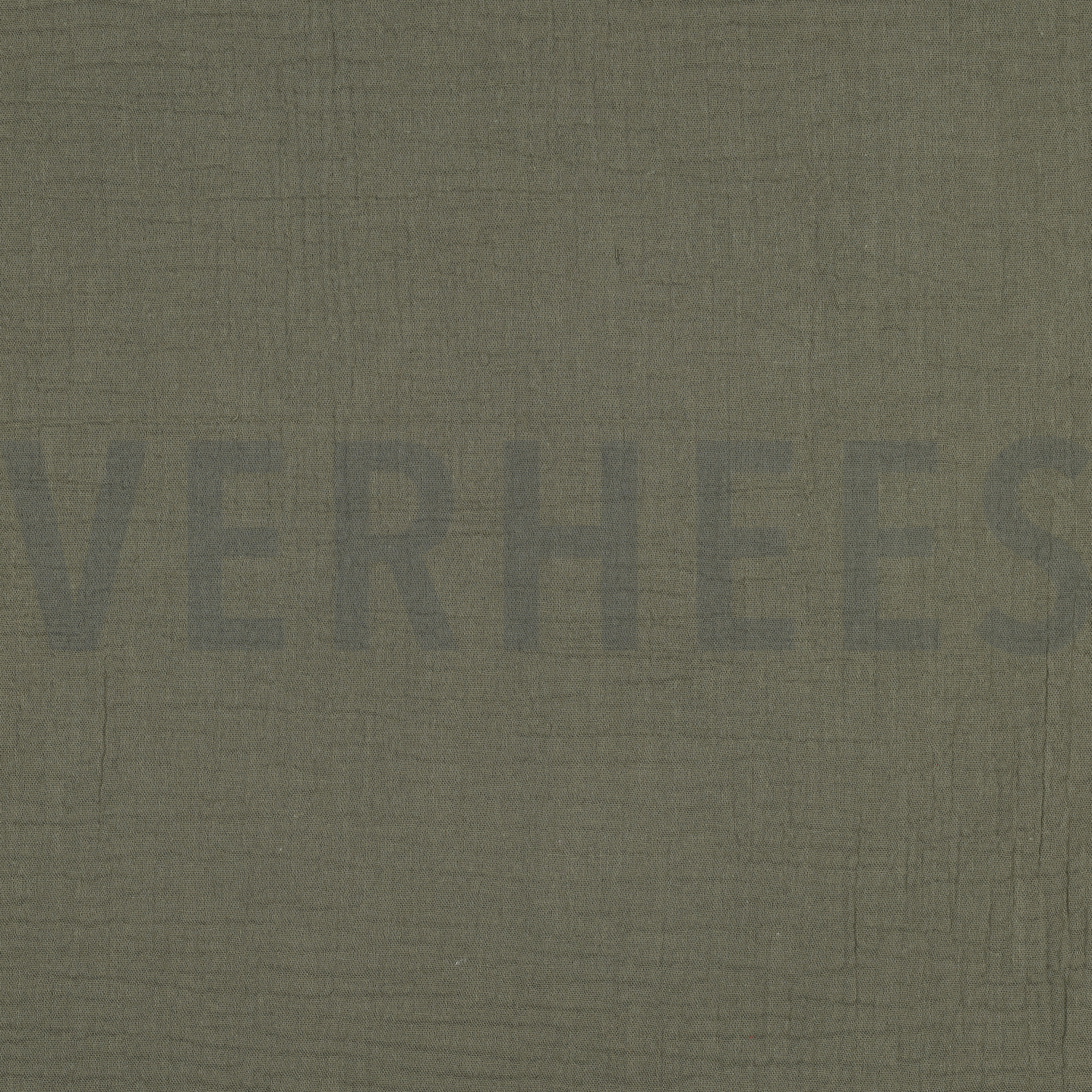 DOUBLE GAUZE DARK MOSS GREEN (high resolution)