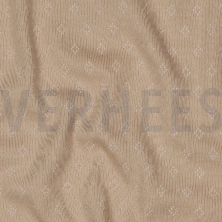 FEINSTRICKJERSEY AJOUR SAND (hover)