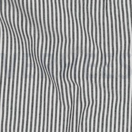 YARN DYED STRIPE 3MM BLACK (hover)