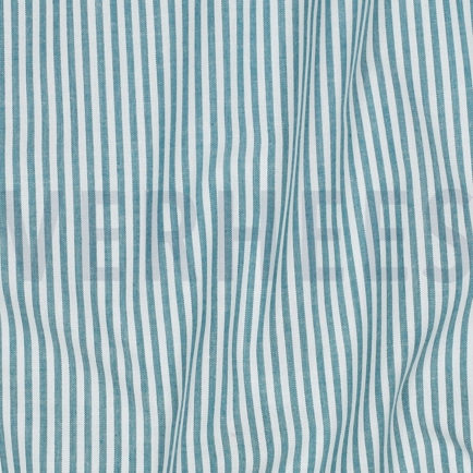 YARN DYED STRIPE 3MM PETROL (hover)