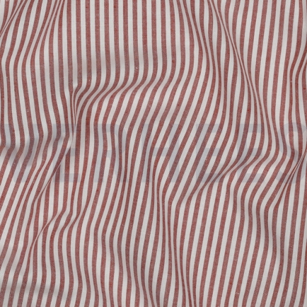 YARN DYED STRIPE 3MM TERRACOTTA (hover)