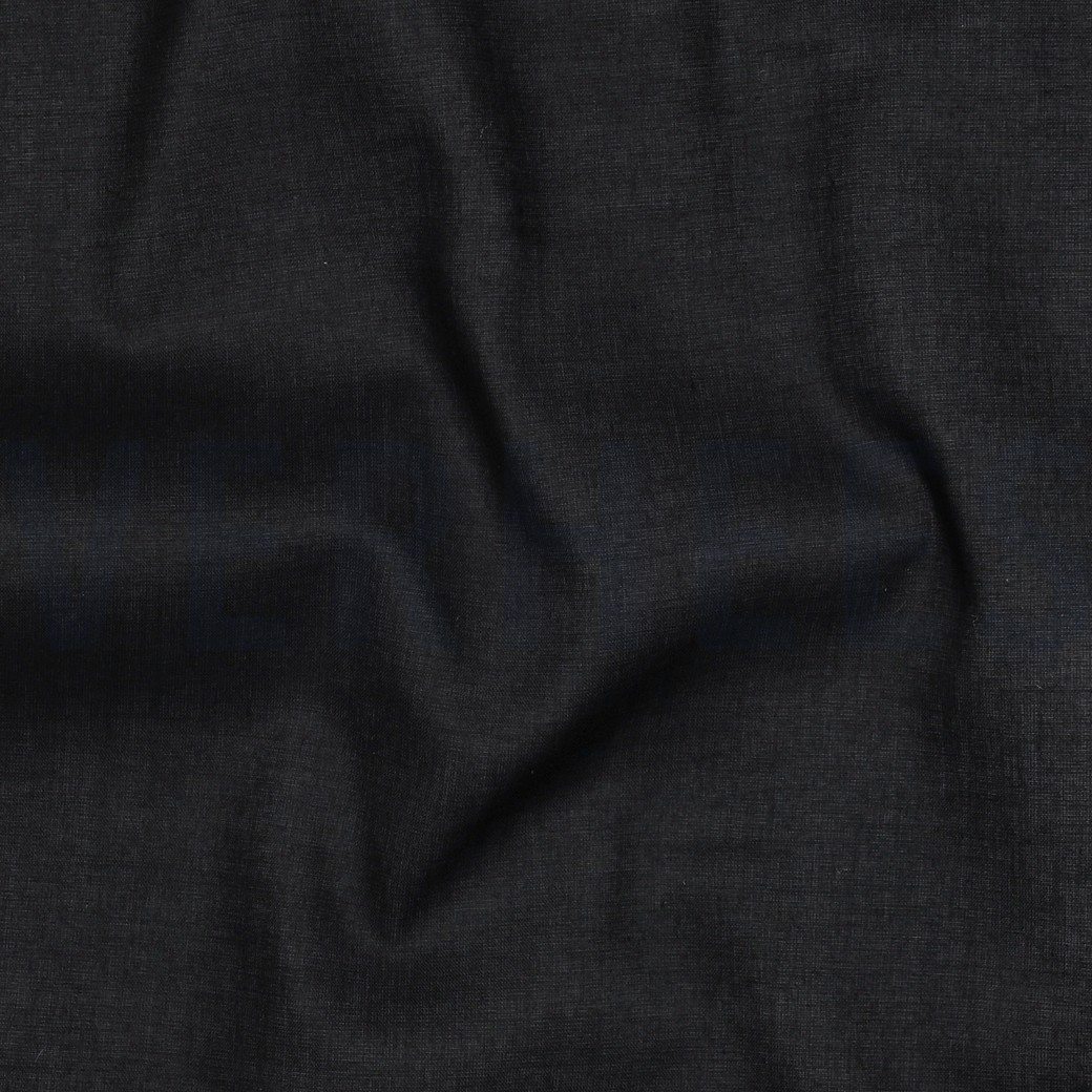 COTTON VOILE GOTS BLACK (hover)
