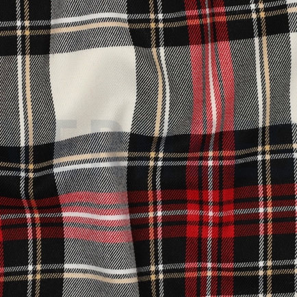 TARTAN CHECK BLACK/ WHITE (hover)
