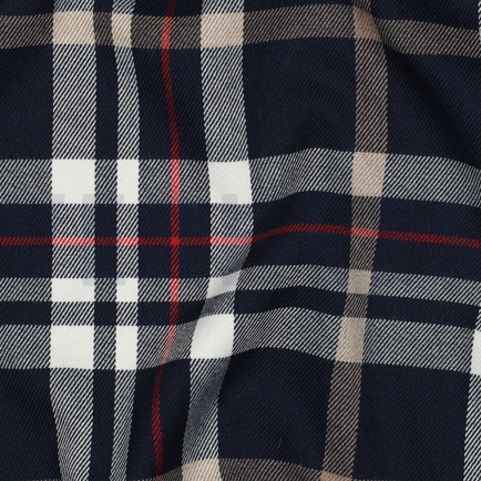 TARTAN CHECK NAVY/WHITE/CAMEL/RED (hover)