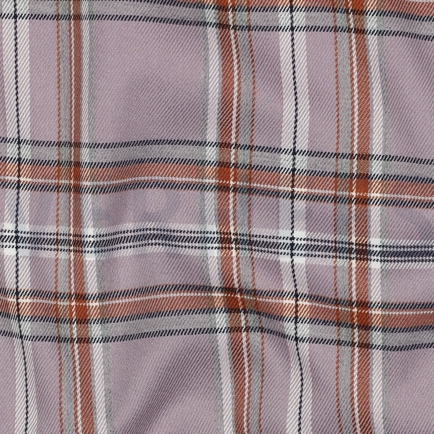 TARTAN CHECK LILAC/BROWN (hover)